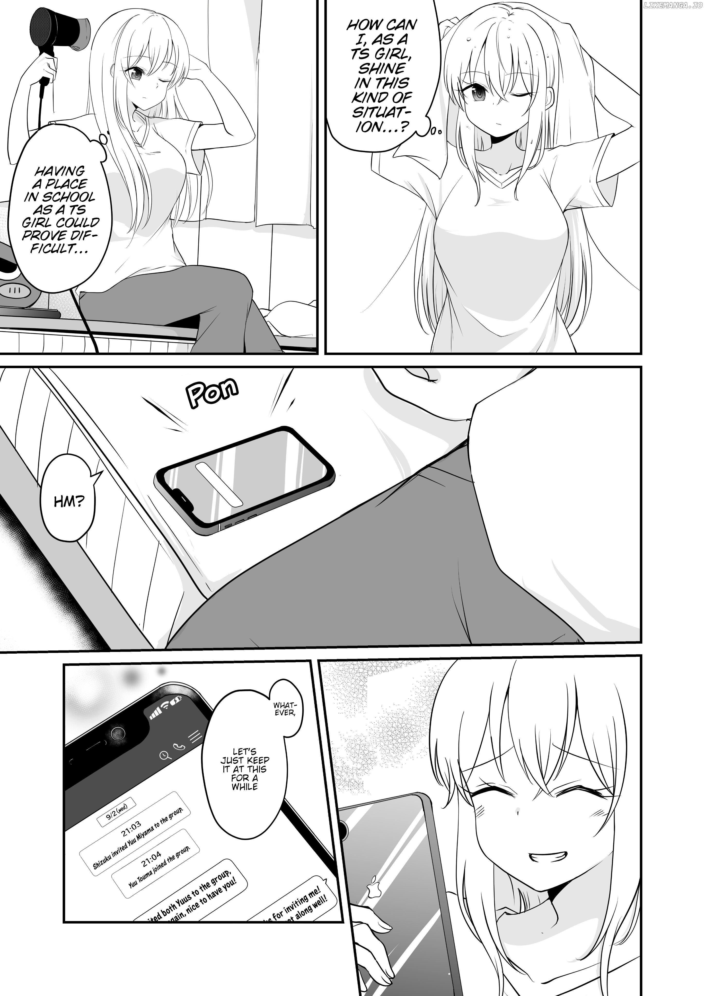 A Boy who Loves Genderswap got Genderswapped so He acts out His Ideal Genderswap Girl chapter 28 - page 3