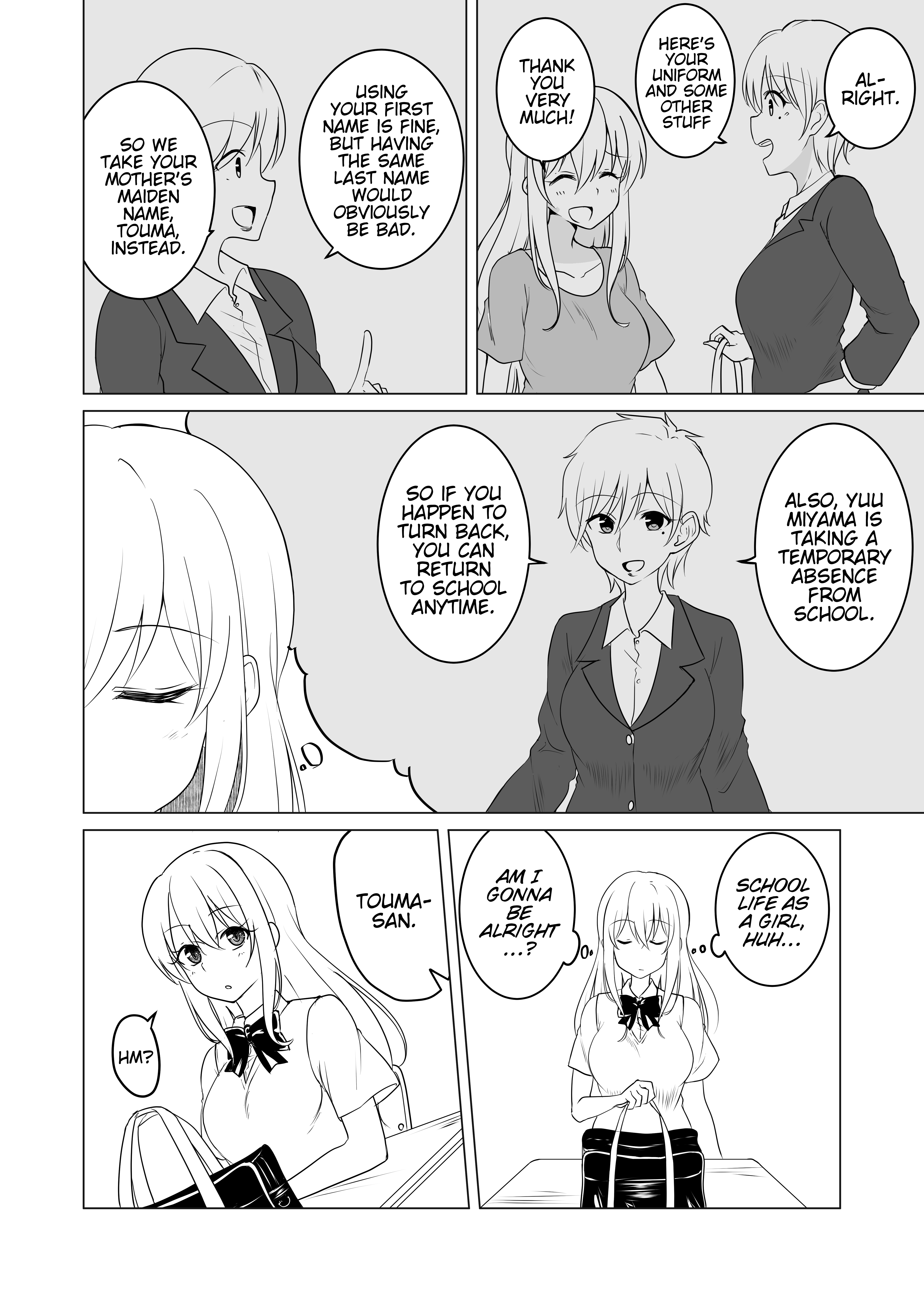 A Boy who Loves Genderswap got Genderswapped so He acts out His Ideal Genderswap Girl chapter 26 - page 2