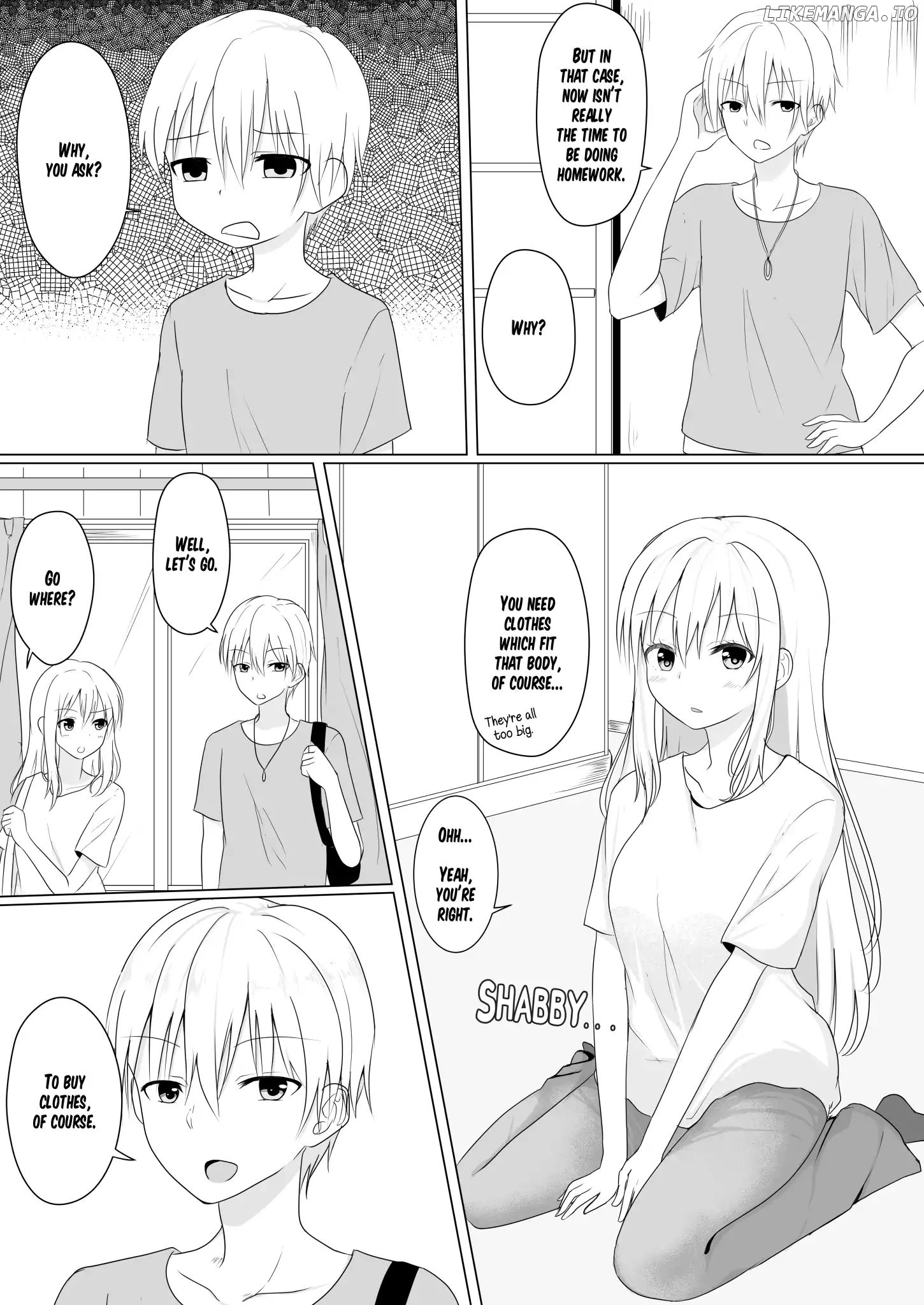 A Boy who Loves Genderswap got Genderswapped so He acts out His Ideal Genderswap Girl chapter 2 - page 4
