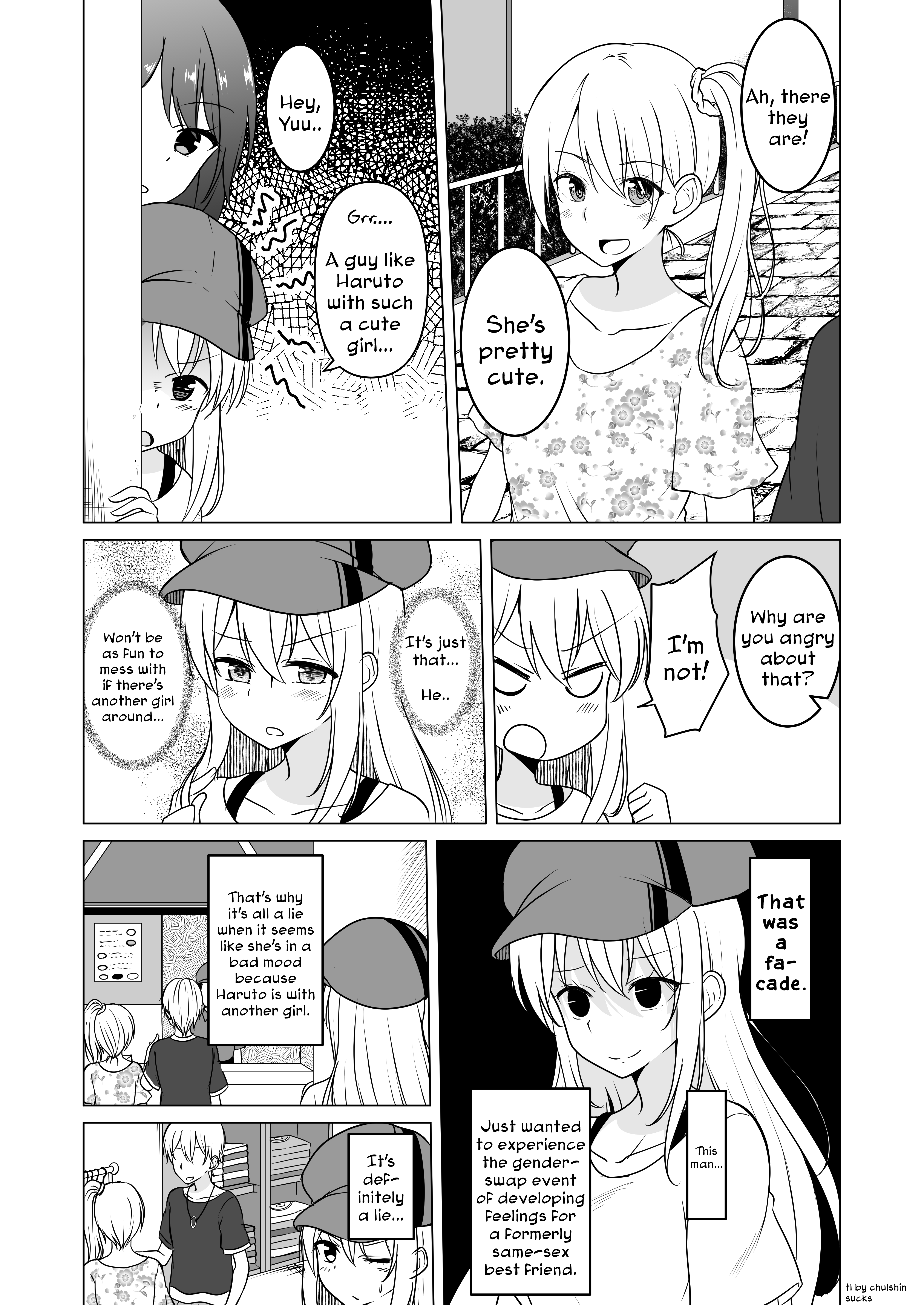 A Boy who Loves Genderswap got Genderswapped so He acts out His Ideal Genderswap Girl chapter 23 - page 4