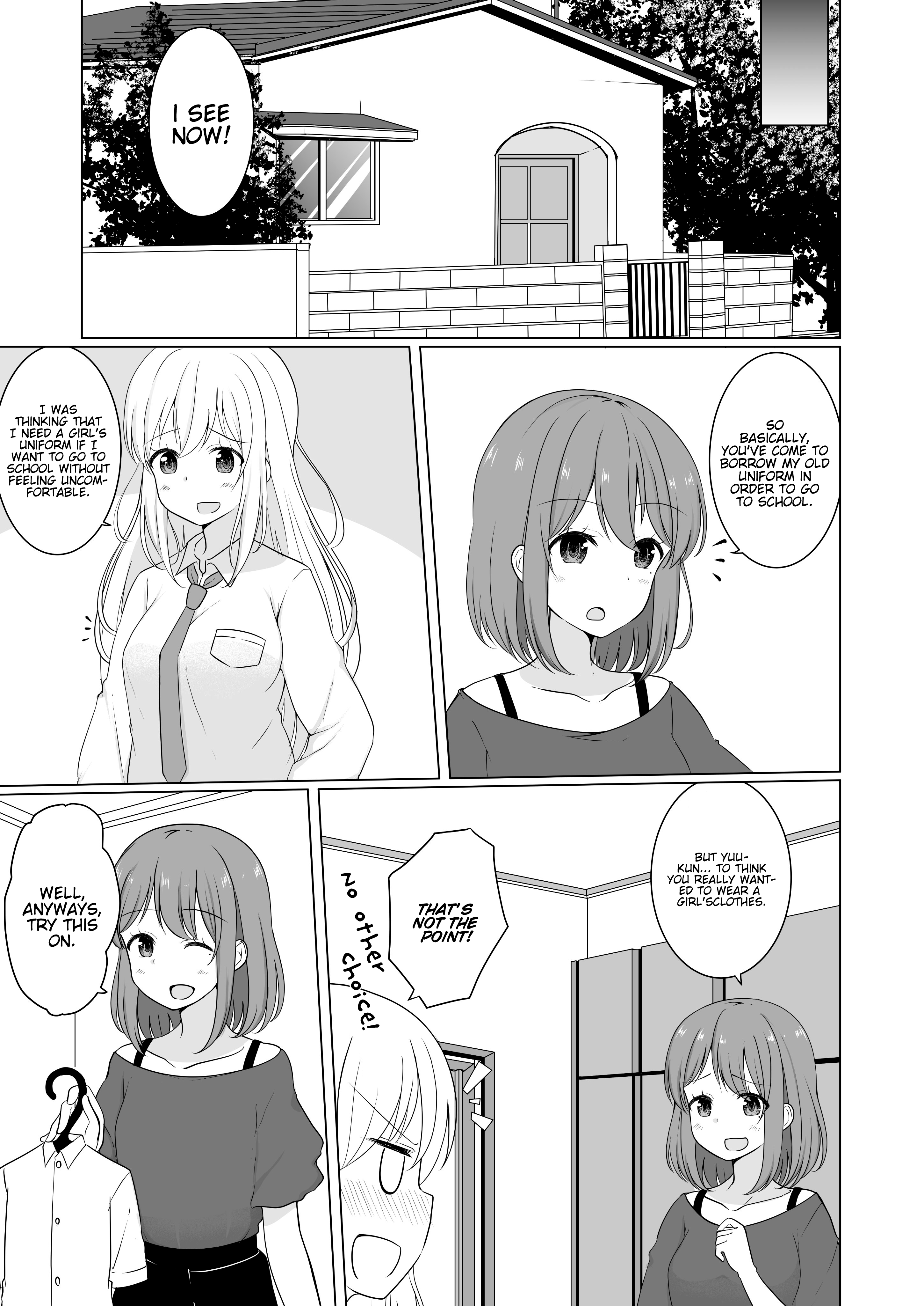 A Boy who Loves Genderswap got Genderswapped so He acts out His Ideal Genderswap Girl chapter 9 - page 1
