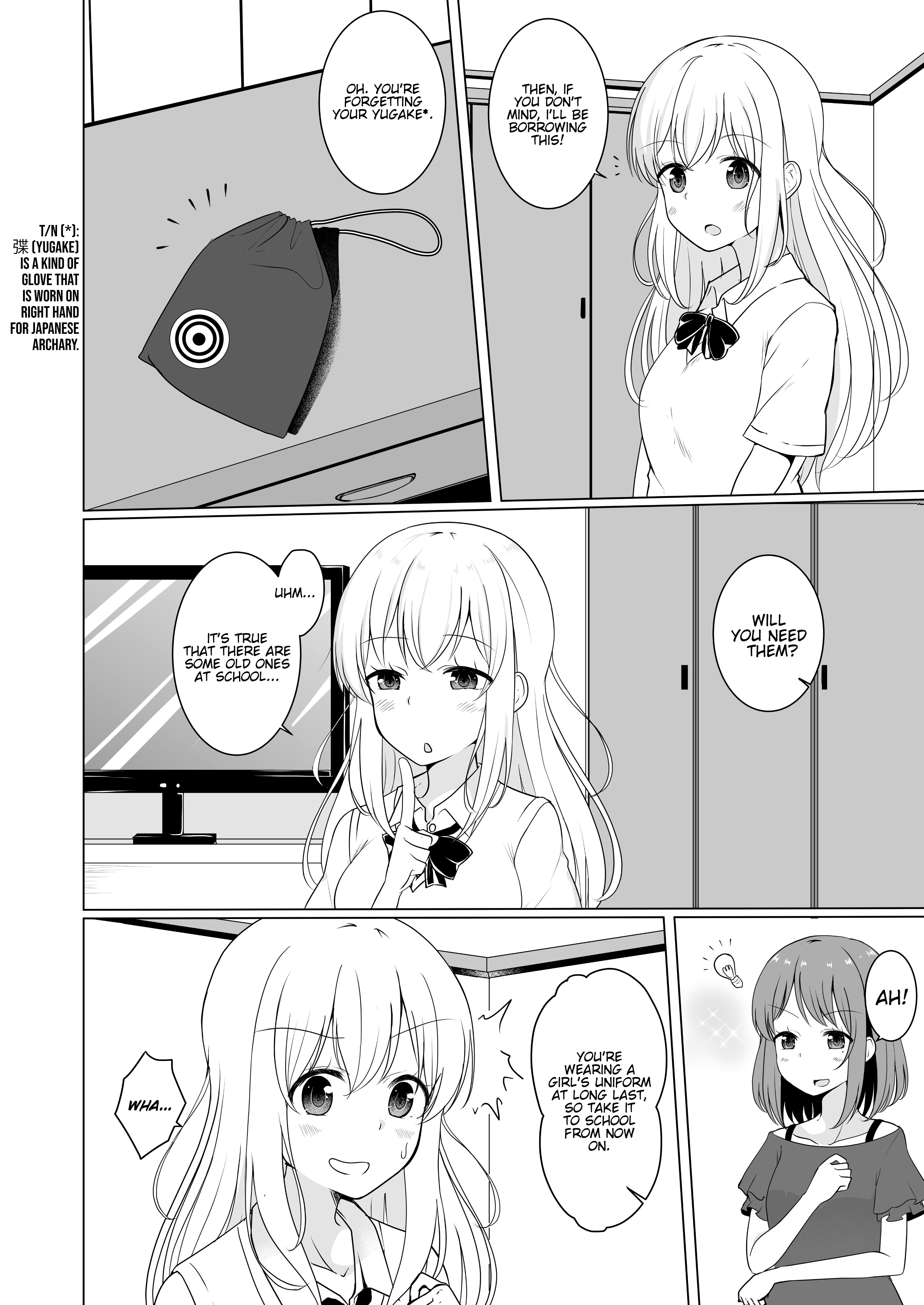 A Boy who Loves Genderswap got Genderswapped so He acts out His Ideal Genderswap Girl chapter 9 - page 4
