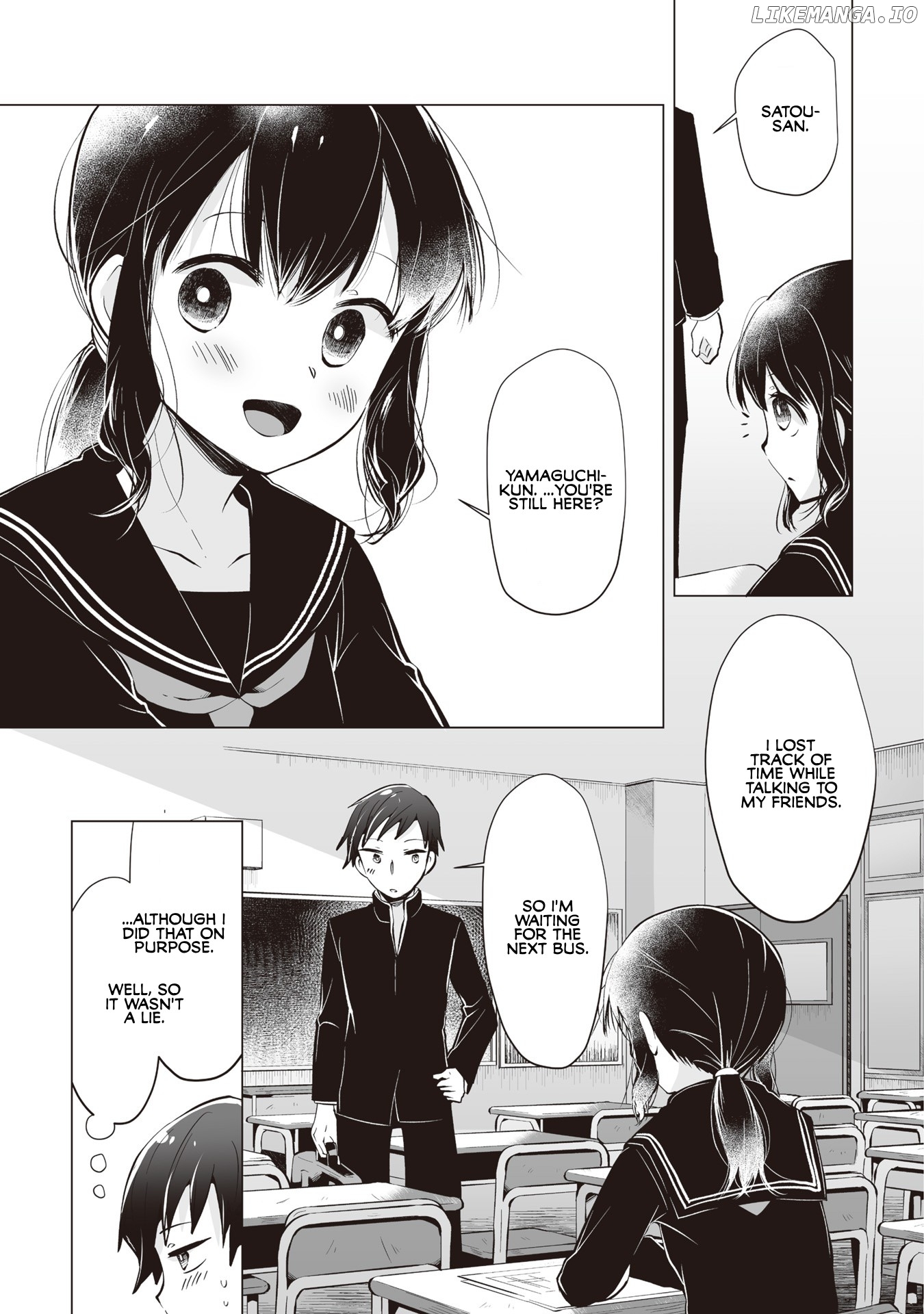 Satou-san Who Sits Next To Me chapter 6 - page 3