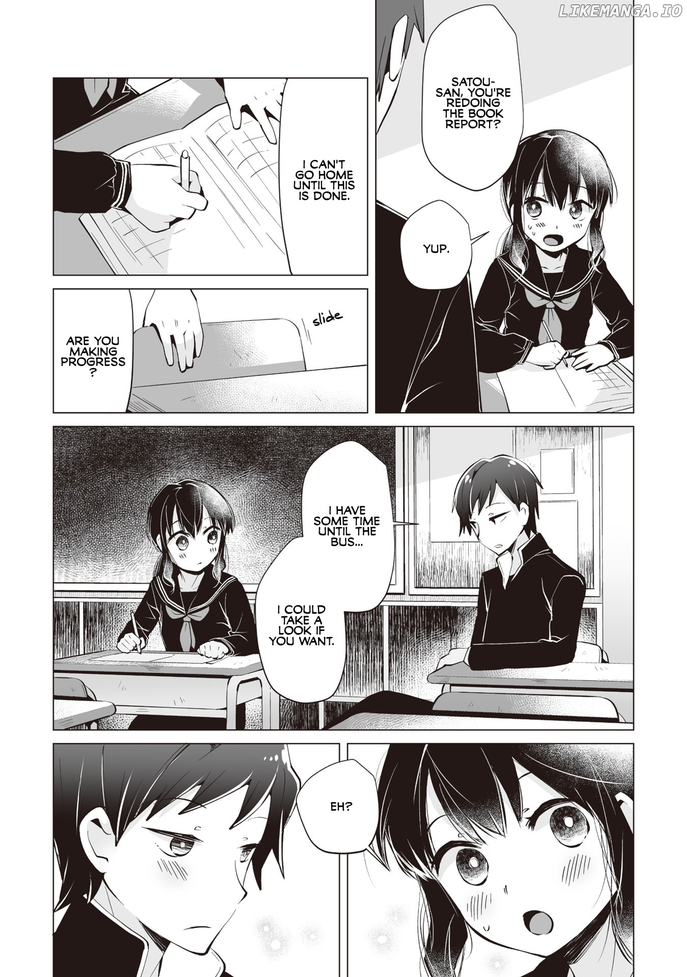 Satou-san Who Sits Next To Me chapter 6 - page 4