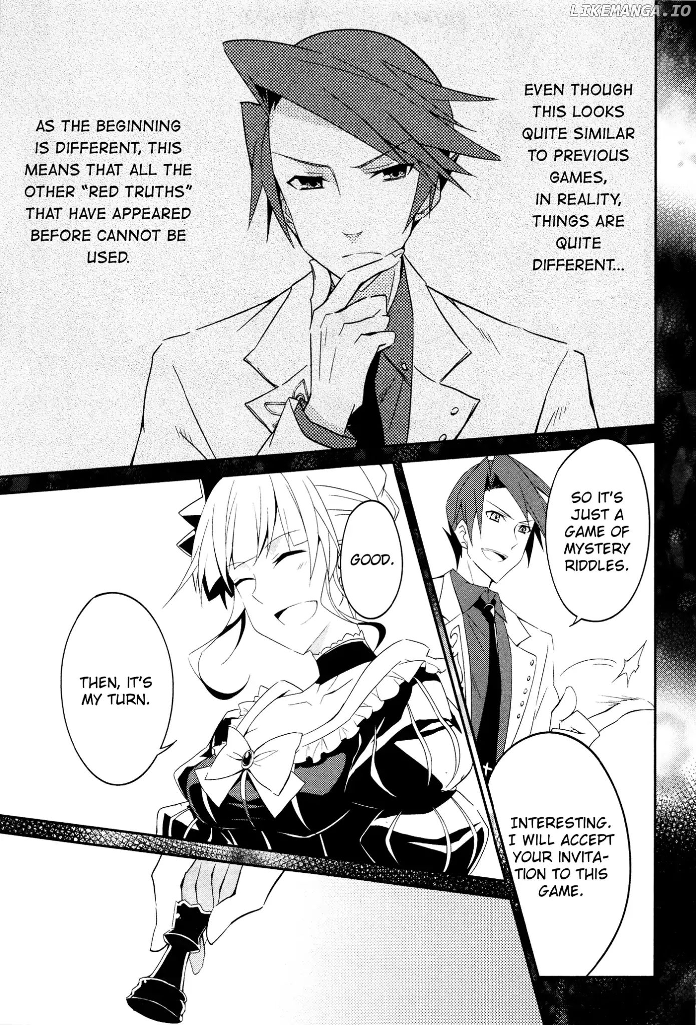 Umineko no Naku Koro ni Shi: Forgery of the Purple Logic chapter 1 - page 19