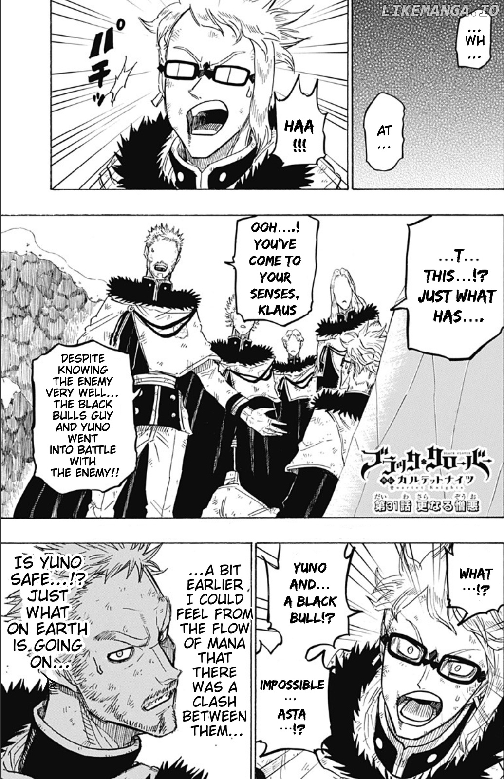 Black Clover Gaiden: Quartet Knights chapter 31 - page 2