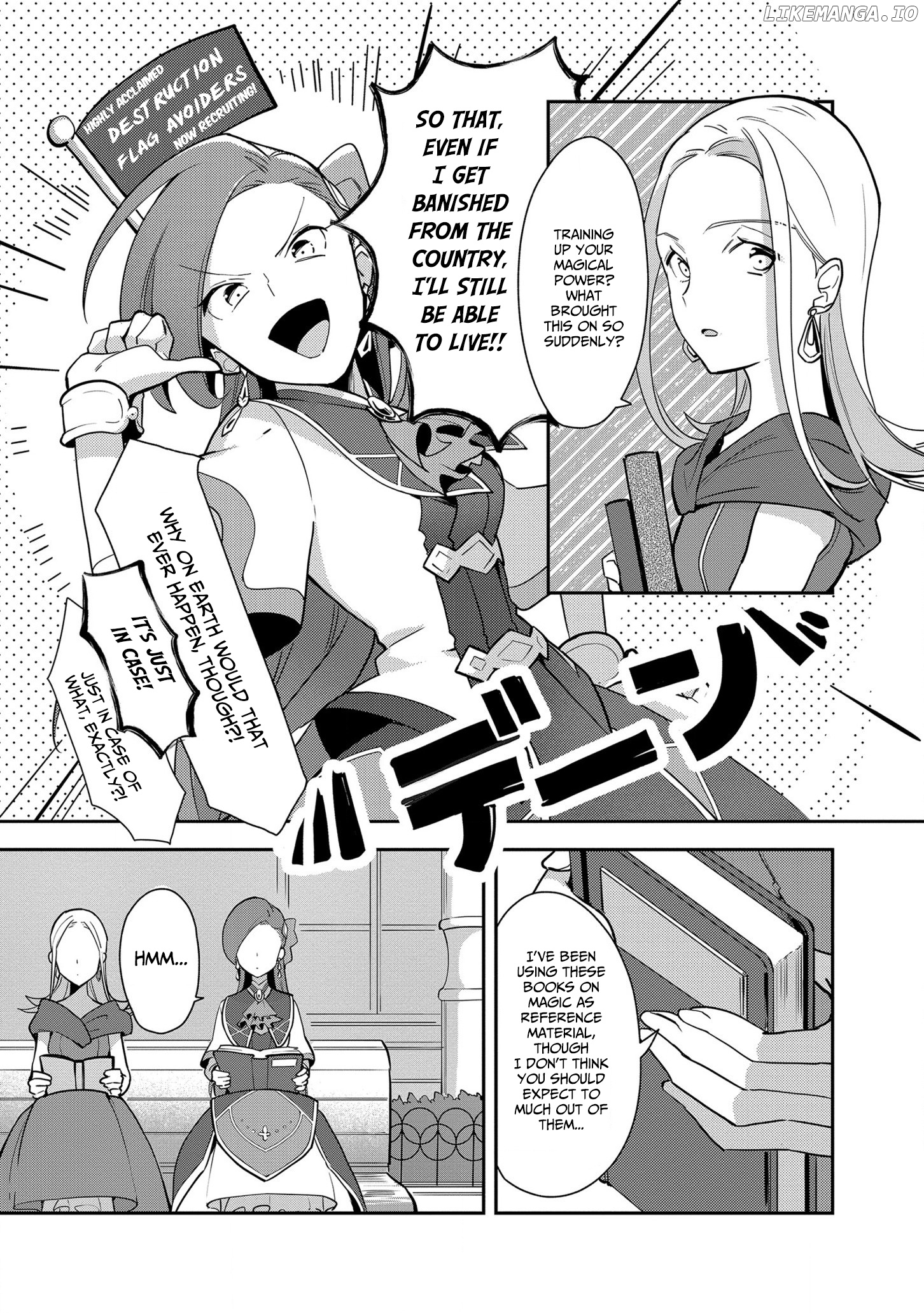 I Reincarnated into an Otome Game as a Villainess With Only Destruction Flags... In a Dire Situation!? Verge of Destruction Arc chapter 4 - page 9