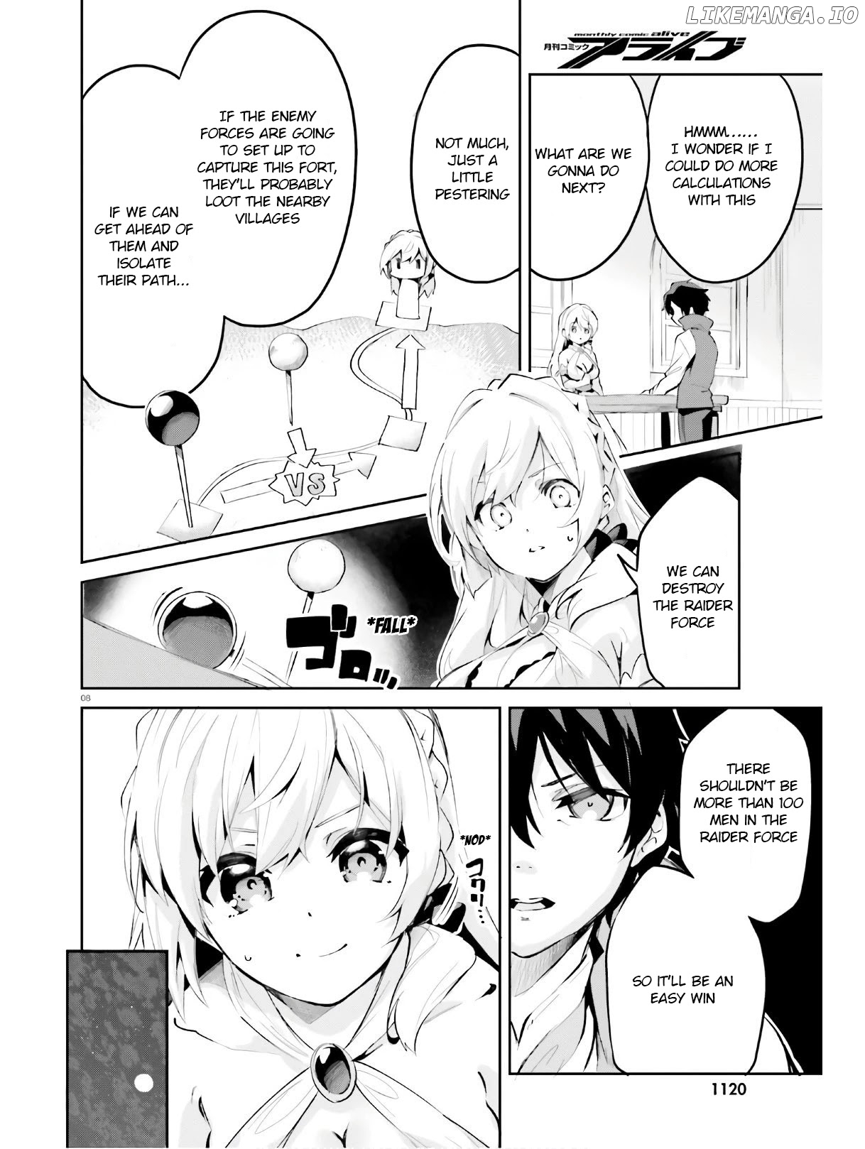 Suuji de Sukuu! Jyakushou Kokka chapter 10 - page 8