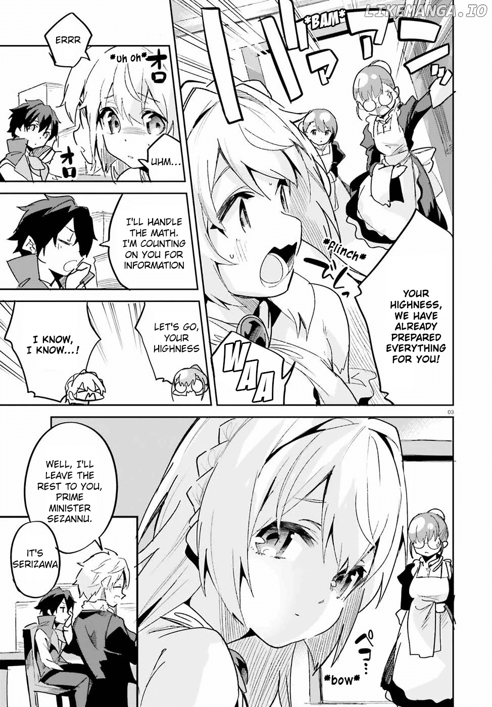 Suuji de Sukuu! Jyakushou Kokka chapter 16 - page 4