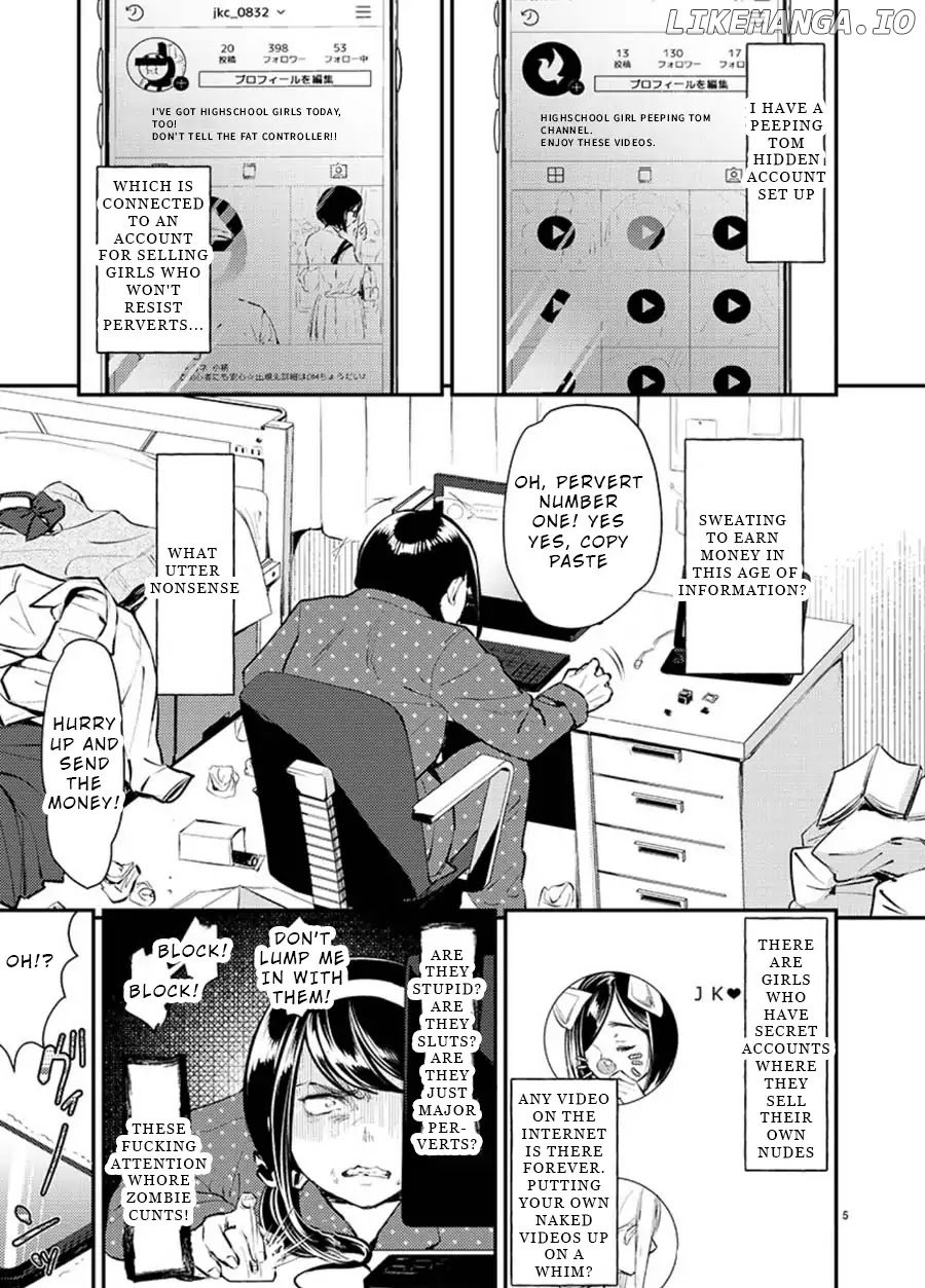 Ura Account Jyoshi chapter 1.5 - page 5