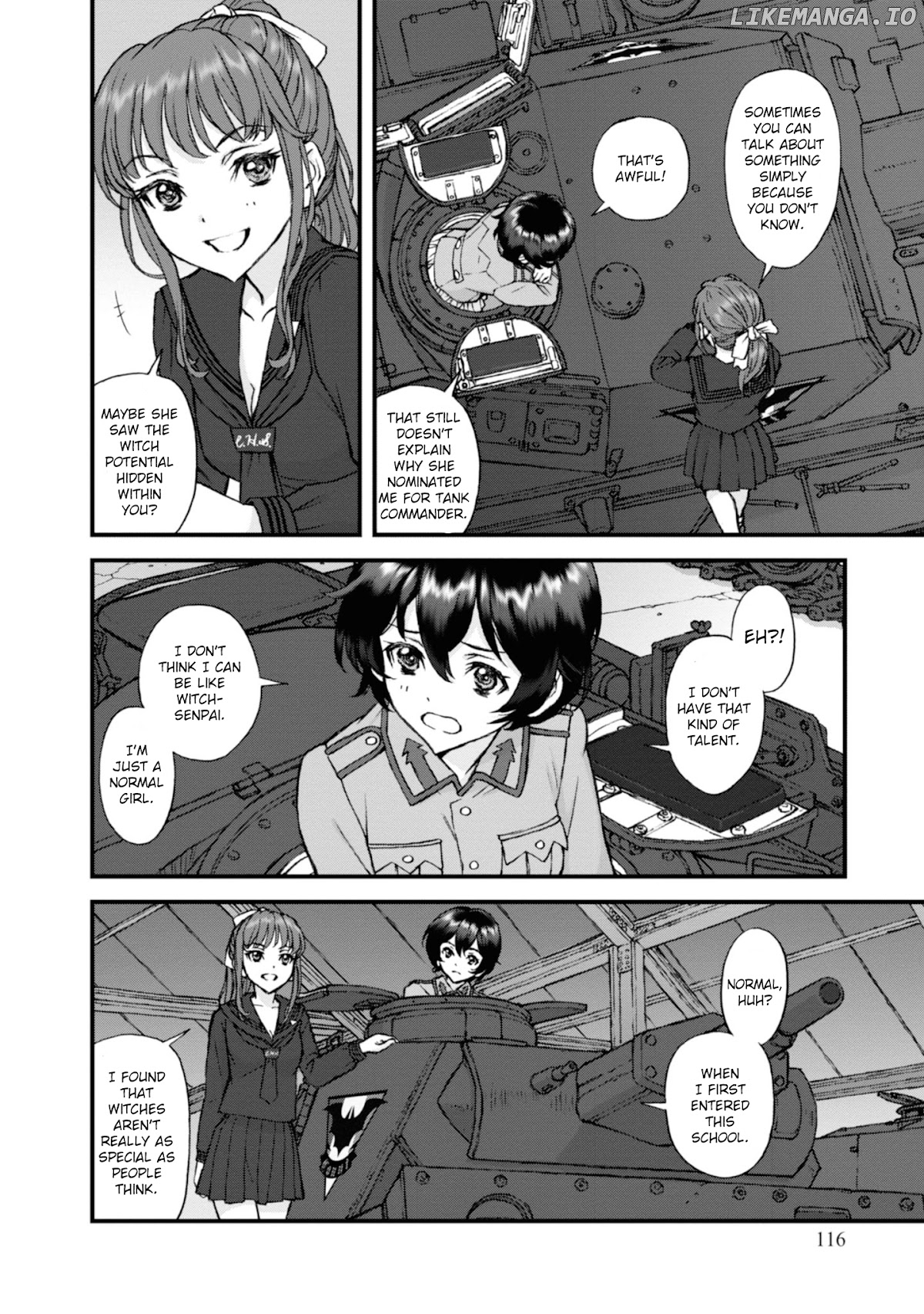 GIRLS und PANZER - The Fir Tree and the Iron-Winged Witch chapter 10 - page 5
