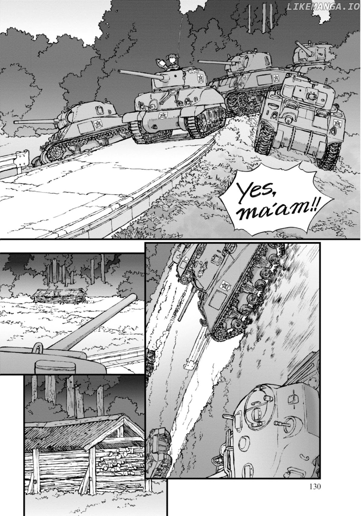 GIRLS und PANZER - The Fir Tree and the Iron-Winged Witch chapter 11 - page 8