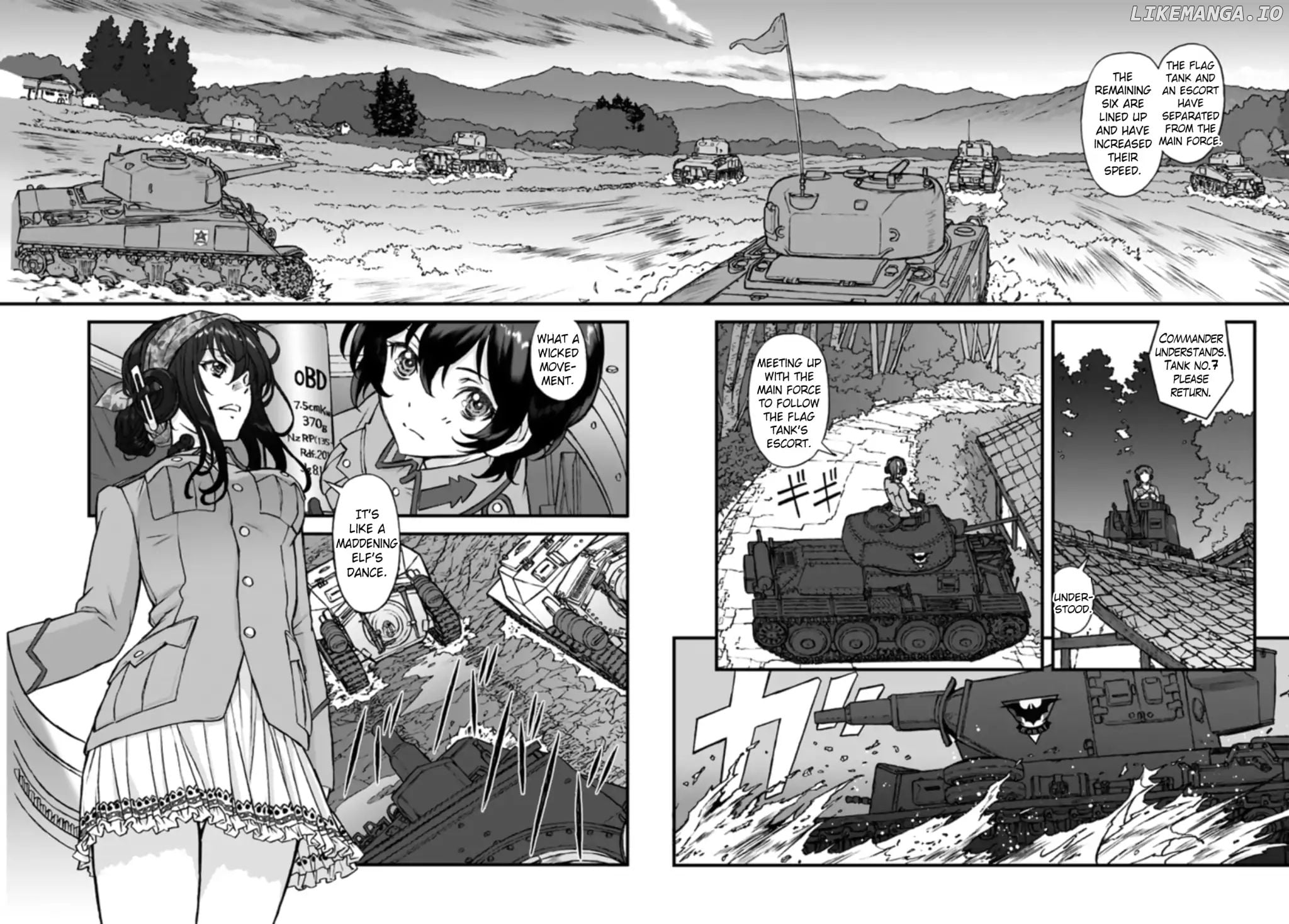GIRLS und PANZER - The Fir Tree and the Iron-Winged Witch chapter 3 - page 2