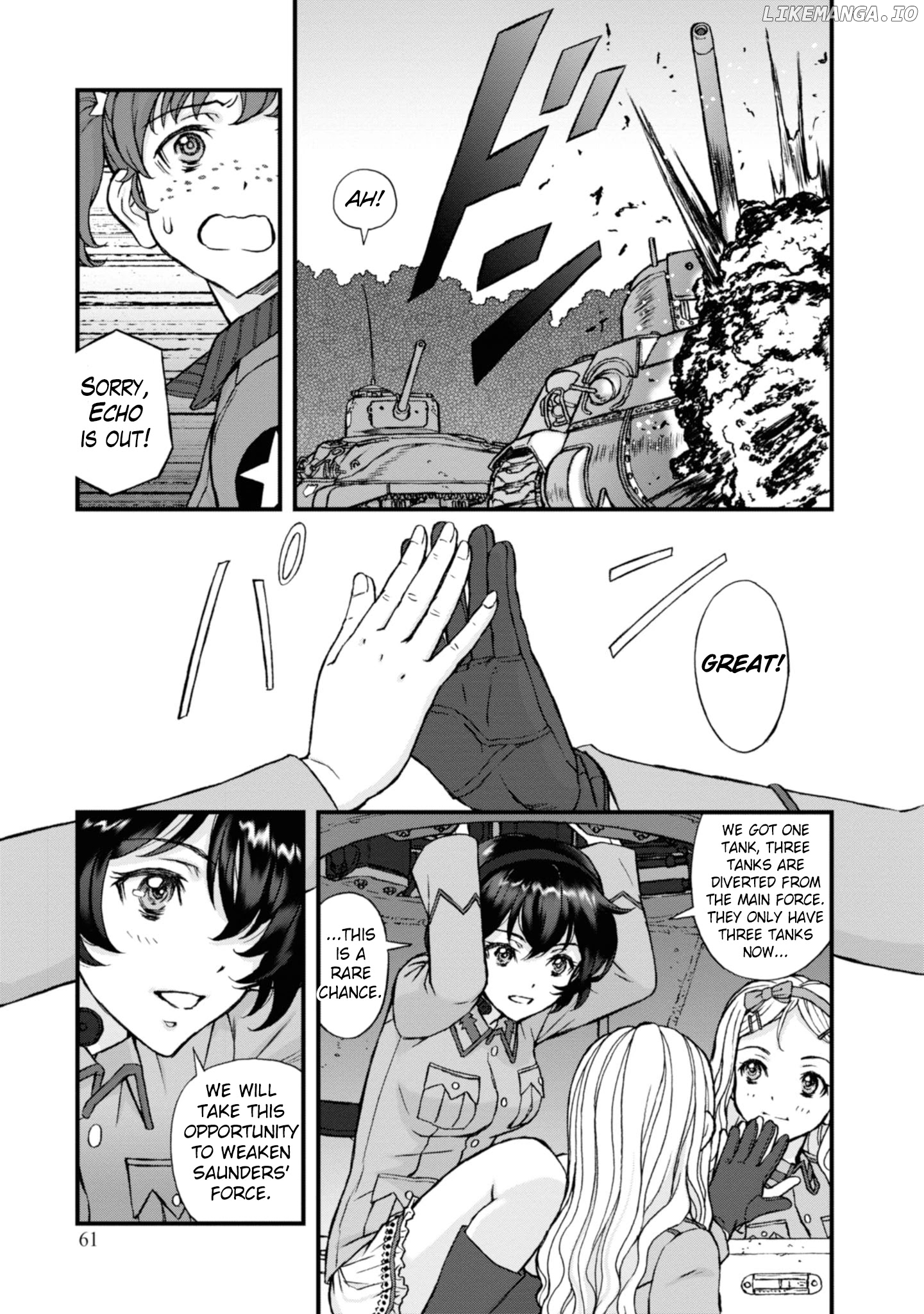GIRLS und PANZER - The Fir Tree and the Iron-Winged Witch chapter 5 - page 2