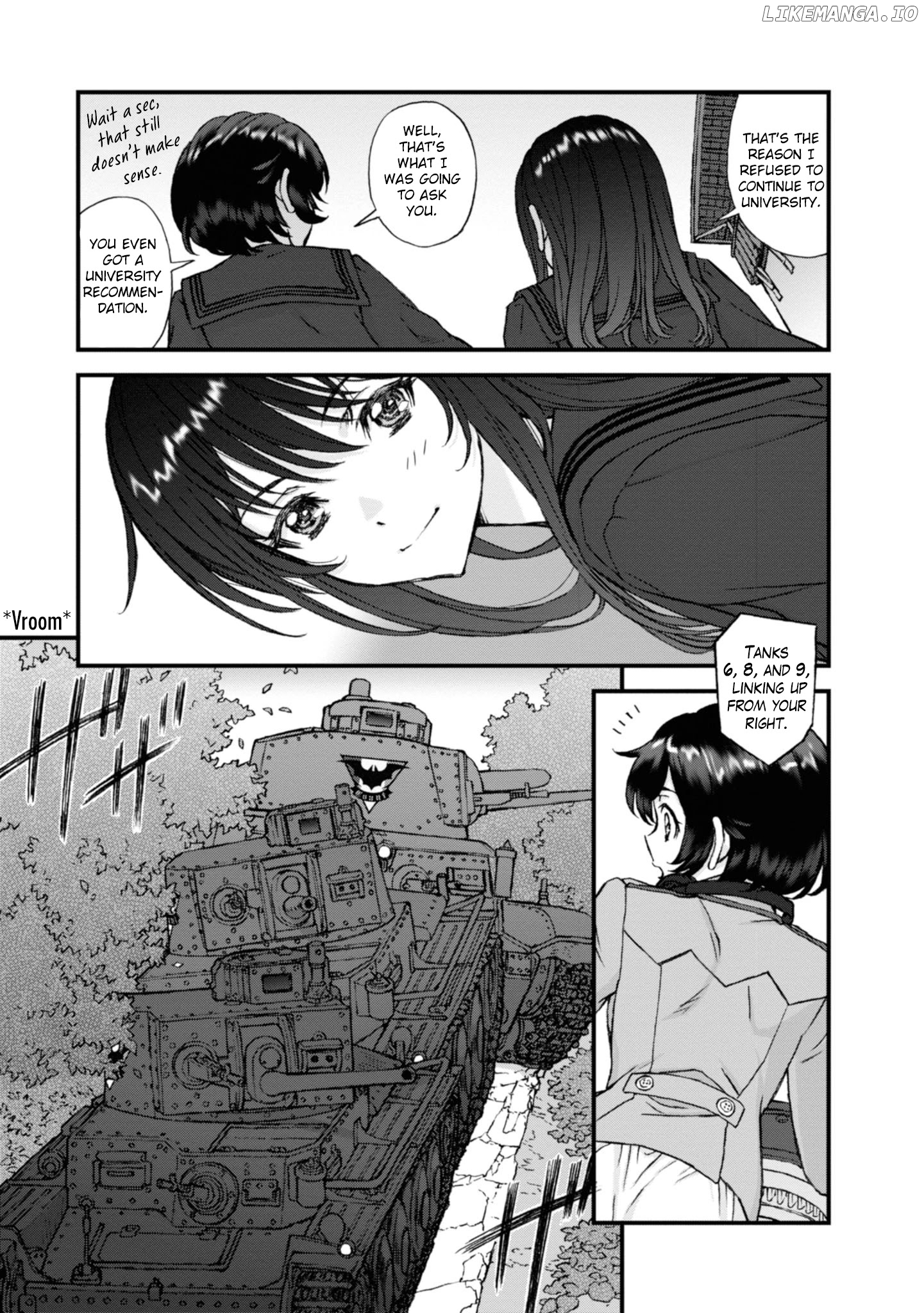 GIRLS und PANZER - The Fir Tree and the Iron-Winged Witch chapter 8 - page 2