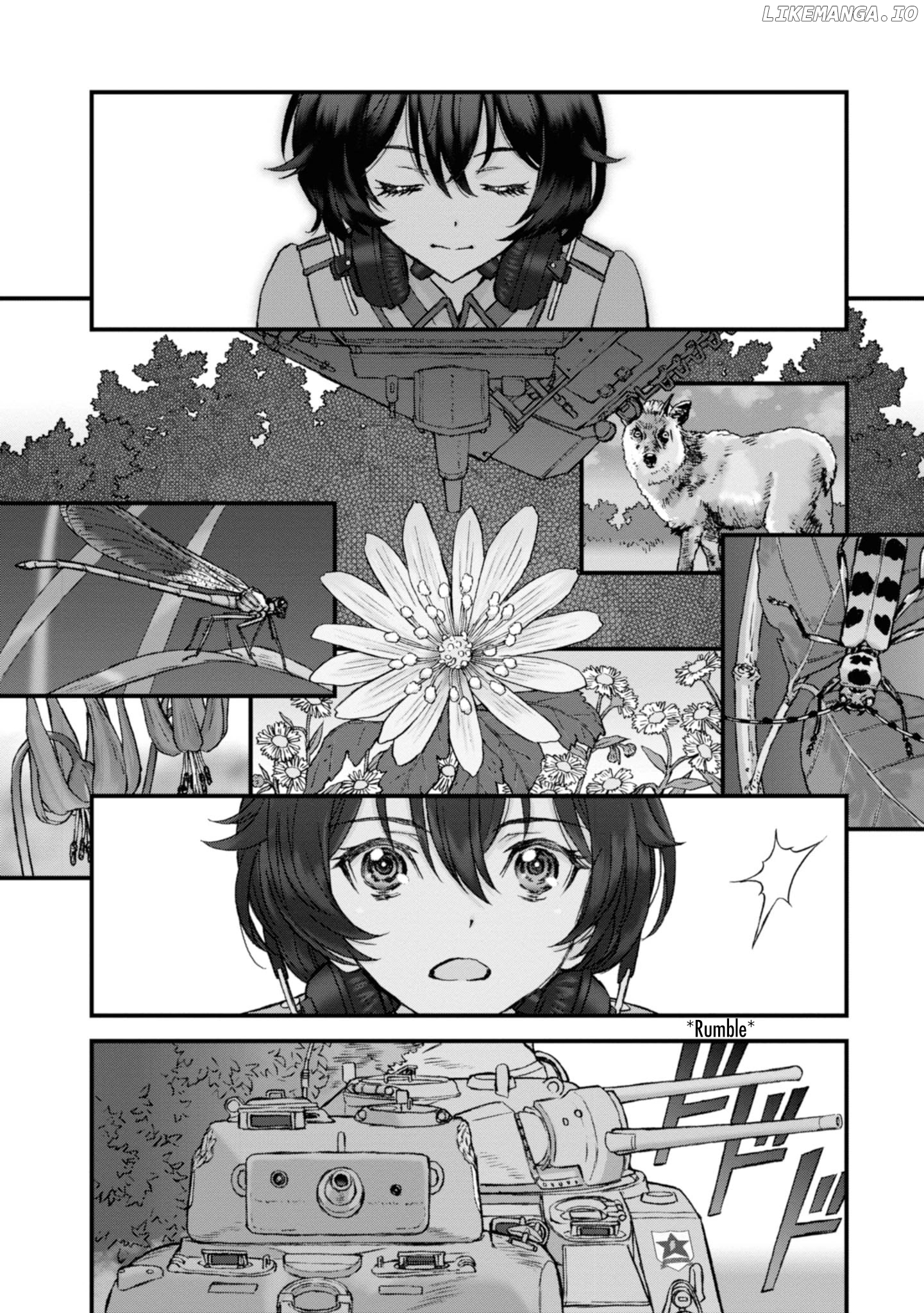 GIRLS und PANZER - The Fir Tree and the Iron-Winged Witch chapter 8 - page 7