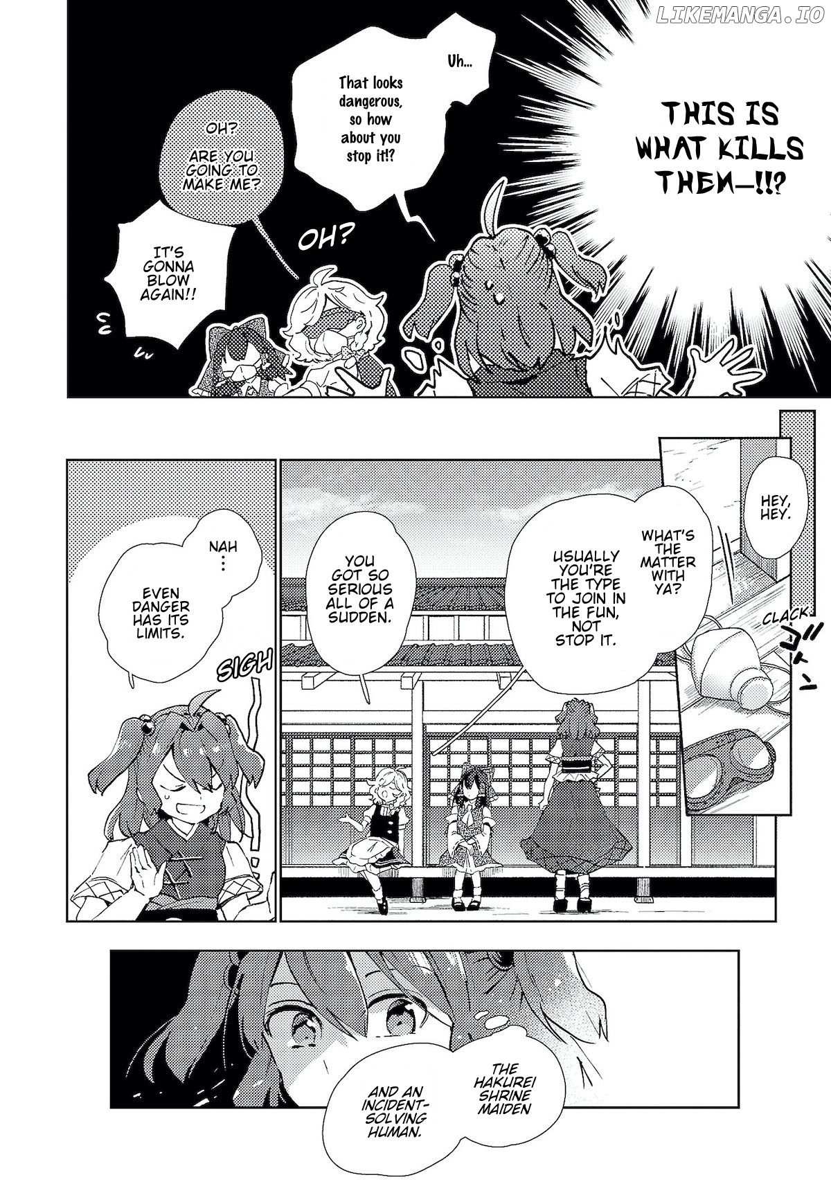 The Shinigami's Rowing Her Boat as Usual - Touhou chapter 4 - page 4