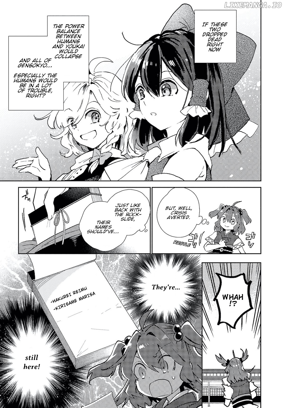 The Shinigami's Rowing Her Boat as Usual - Touhou chapter 4 - page 5