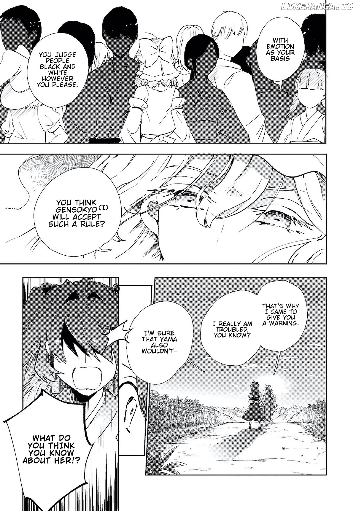 The Shinigami's Rowing Her Boat as Usual - Touhou chapter 5 - page 11