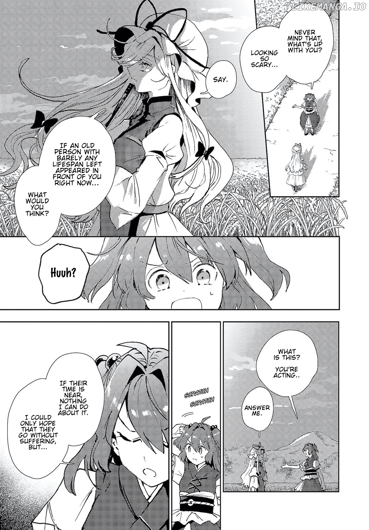 The Shinigami's Rowing Her Boat as Usual - Touhou chapter 5 - page 5