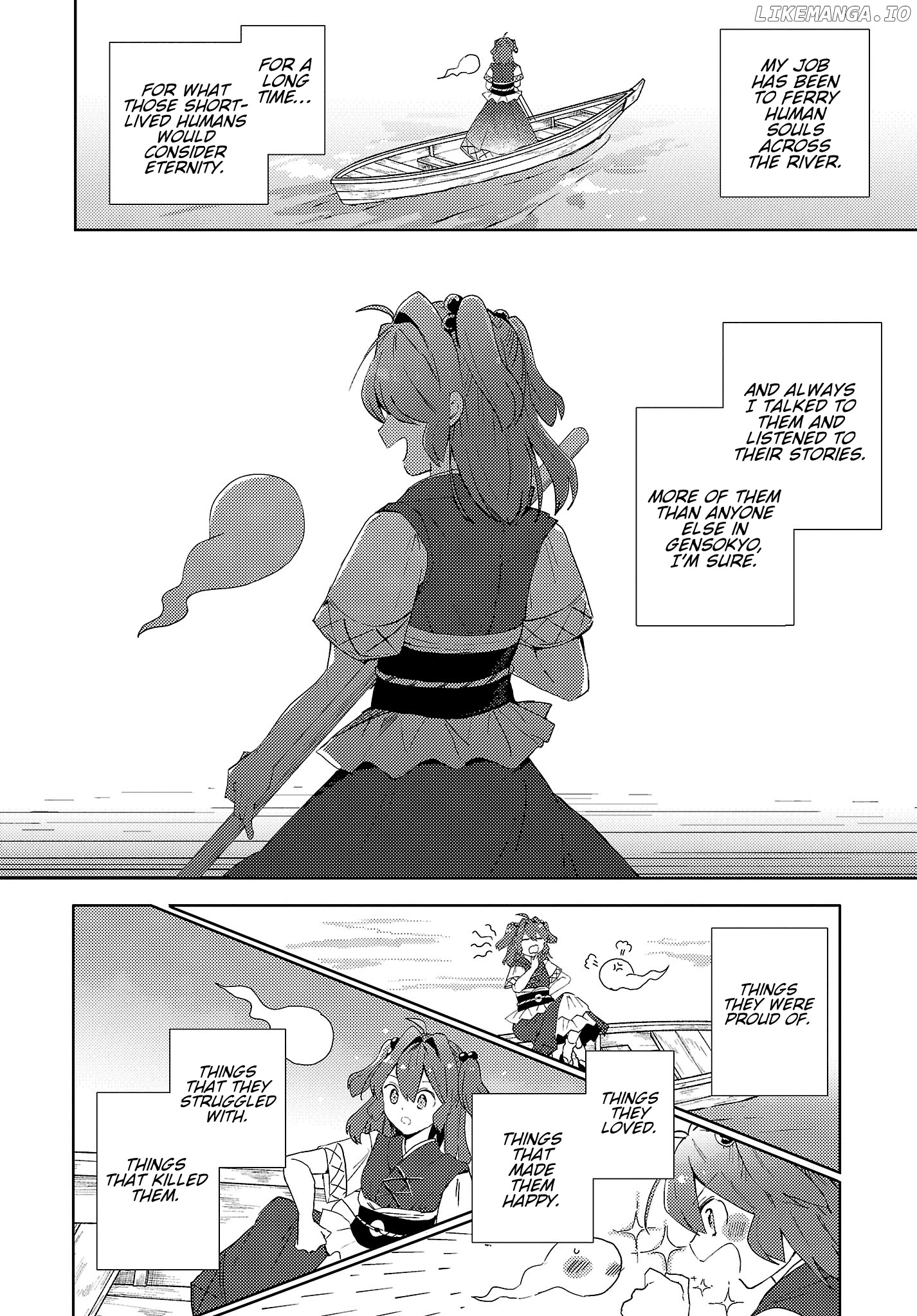 The Shinigami's Rowing Her Boat as Usual - Touhou chapter 6 - page 2