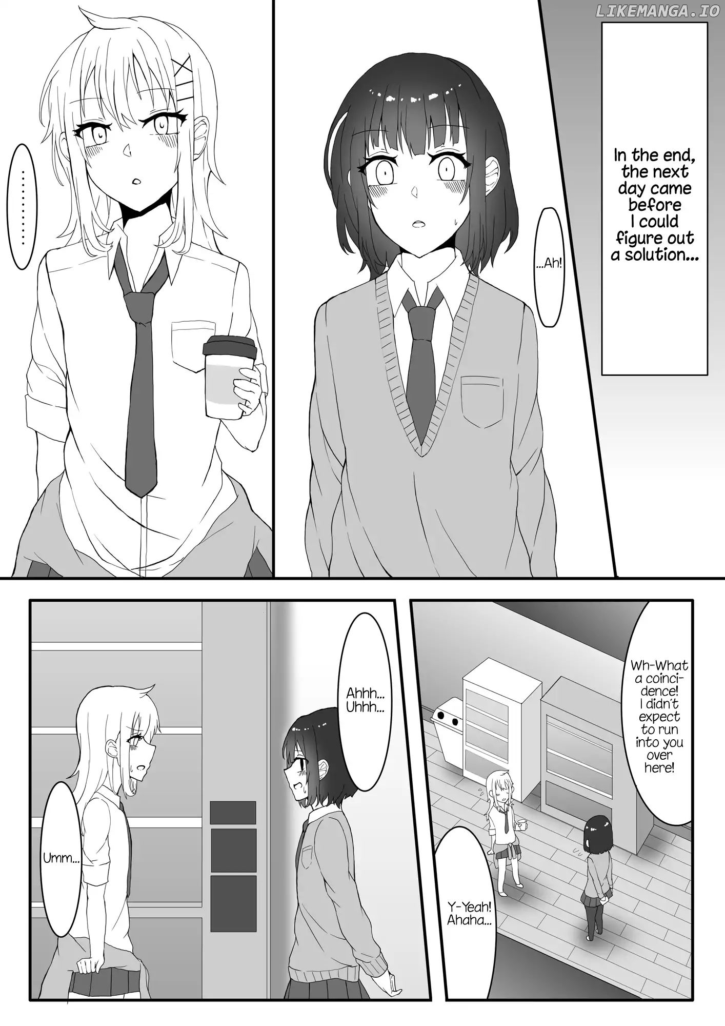 a Yuri Manga Between a Delinquent And a Quiet Girl That Starts From a Misunderstanding chapter 2 - page 3