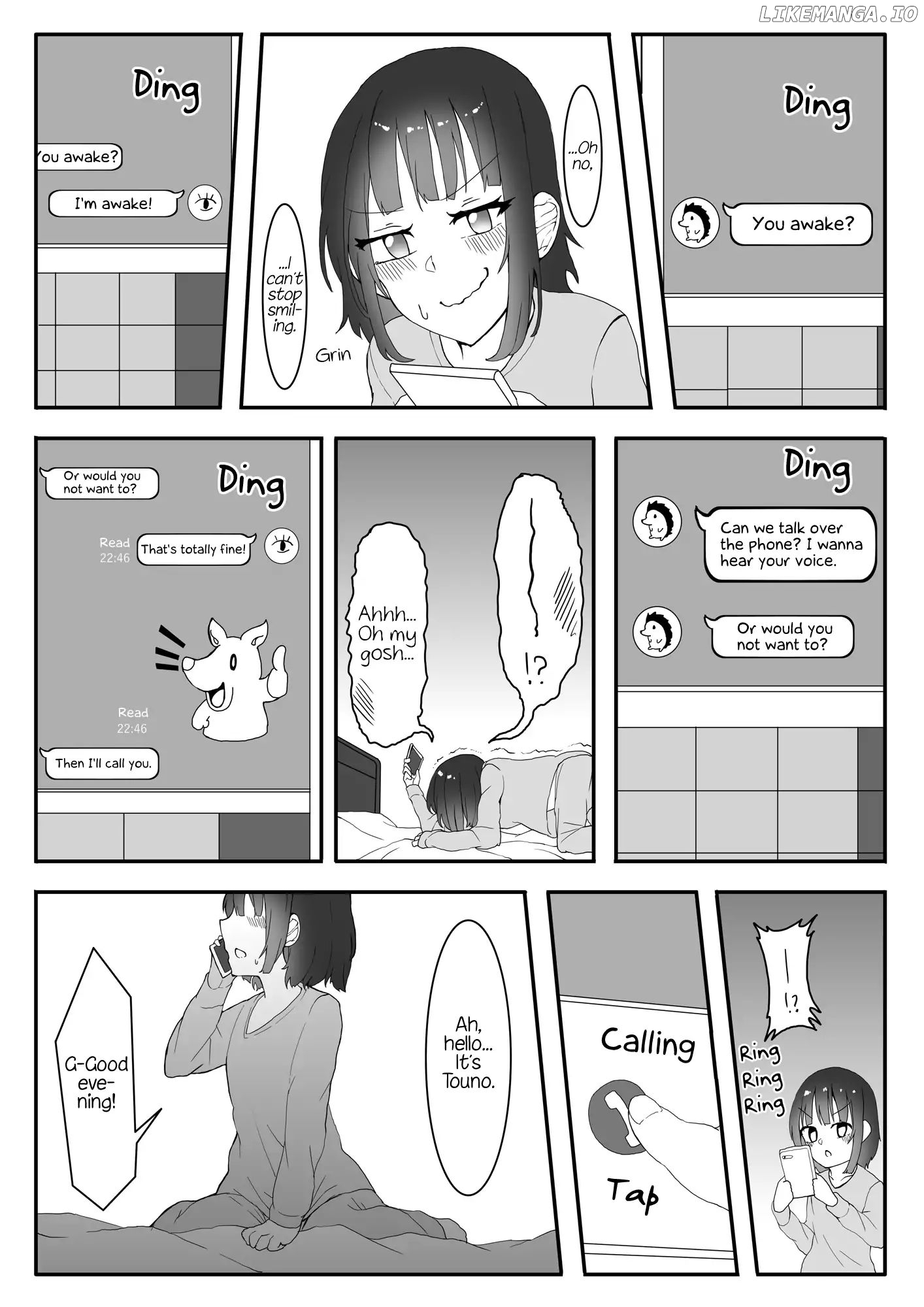 a Yuri Manga Between a Delinquent And a Quiet Girl That Starts From a Misunderstanding chapter 3 - page 2