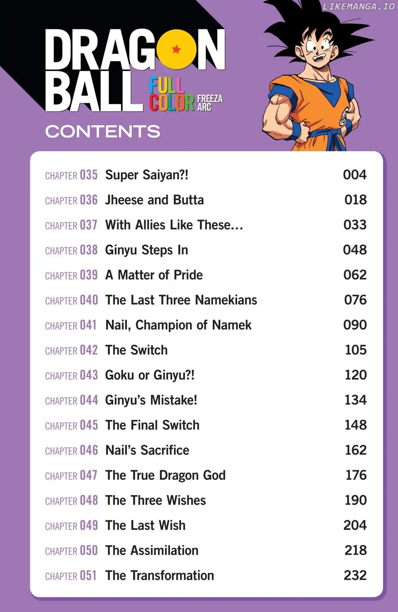 Dragon Ball Full Color Freeza Arc chapter 35 - page 3