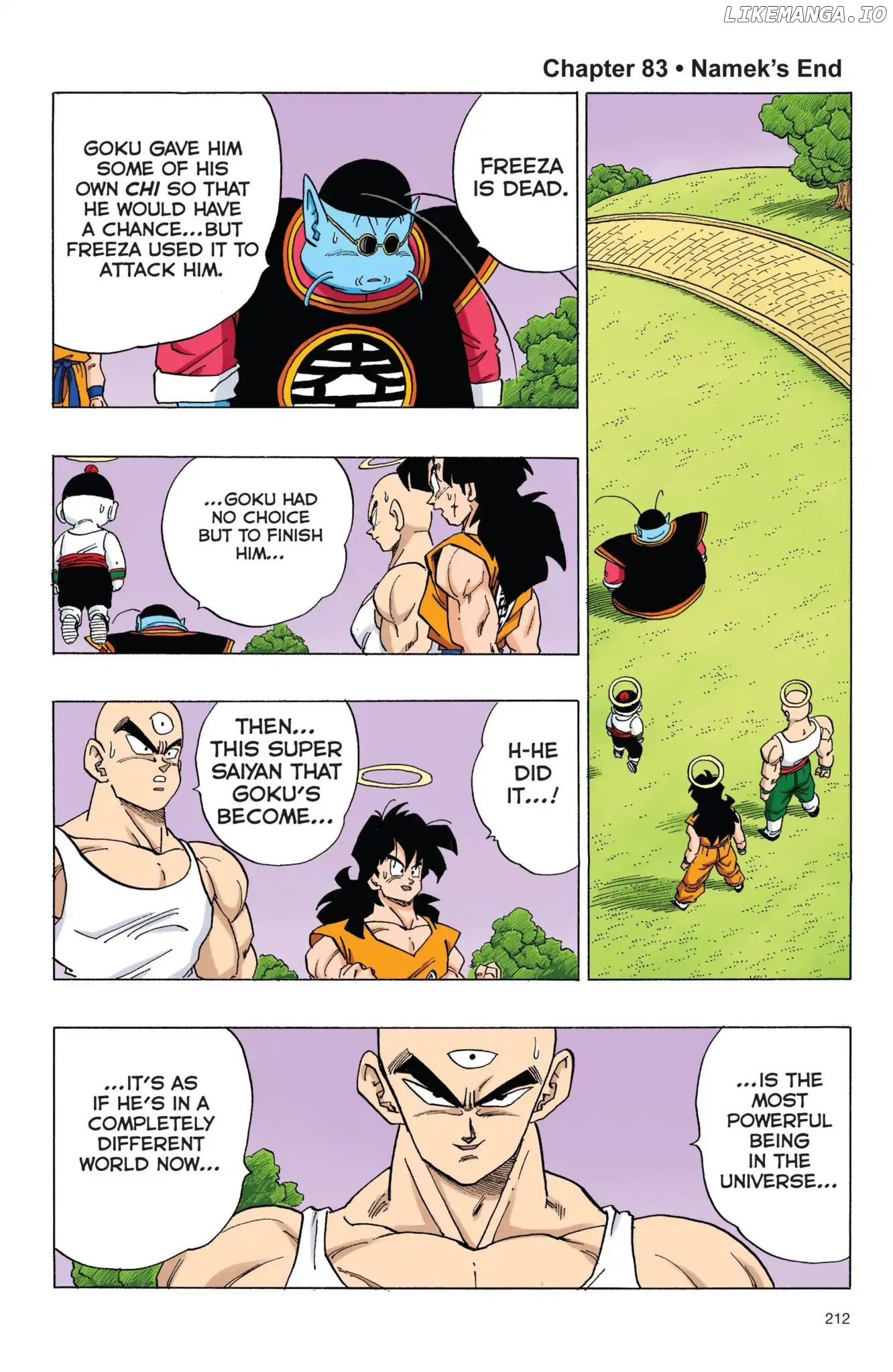 Dragon Ball Full Color Freeza Arc Chapter 83 - page 1