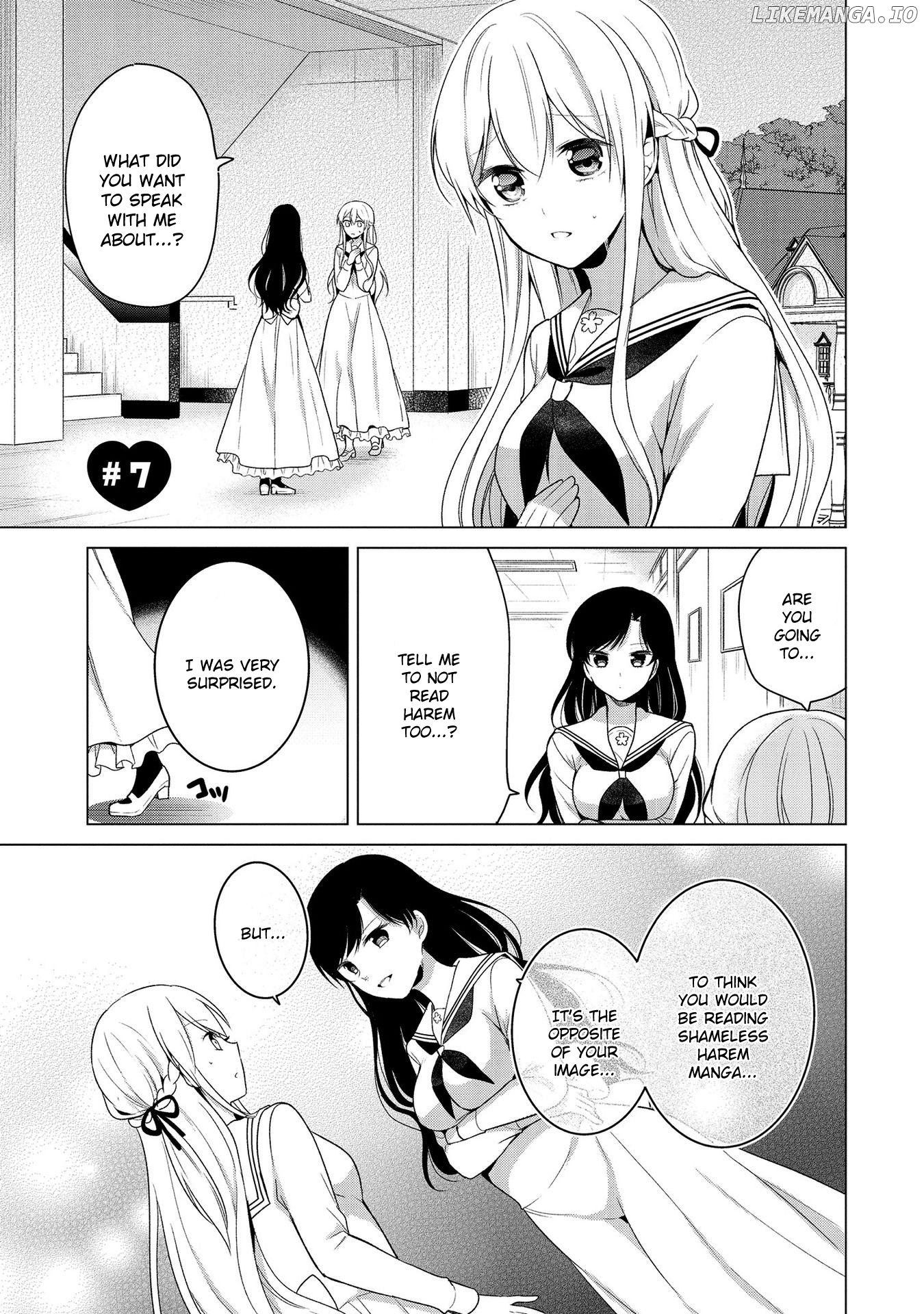 Ojou-Sama Wa Love Come No Shujinkou Ni Naritai! chapter 7 - page 1