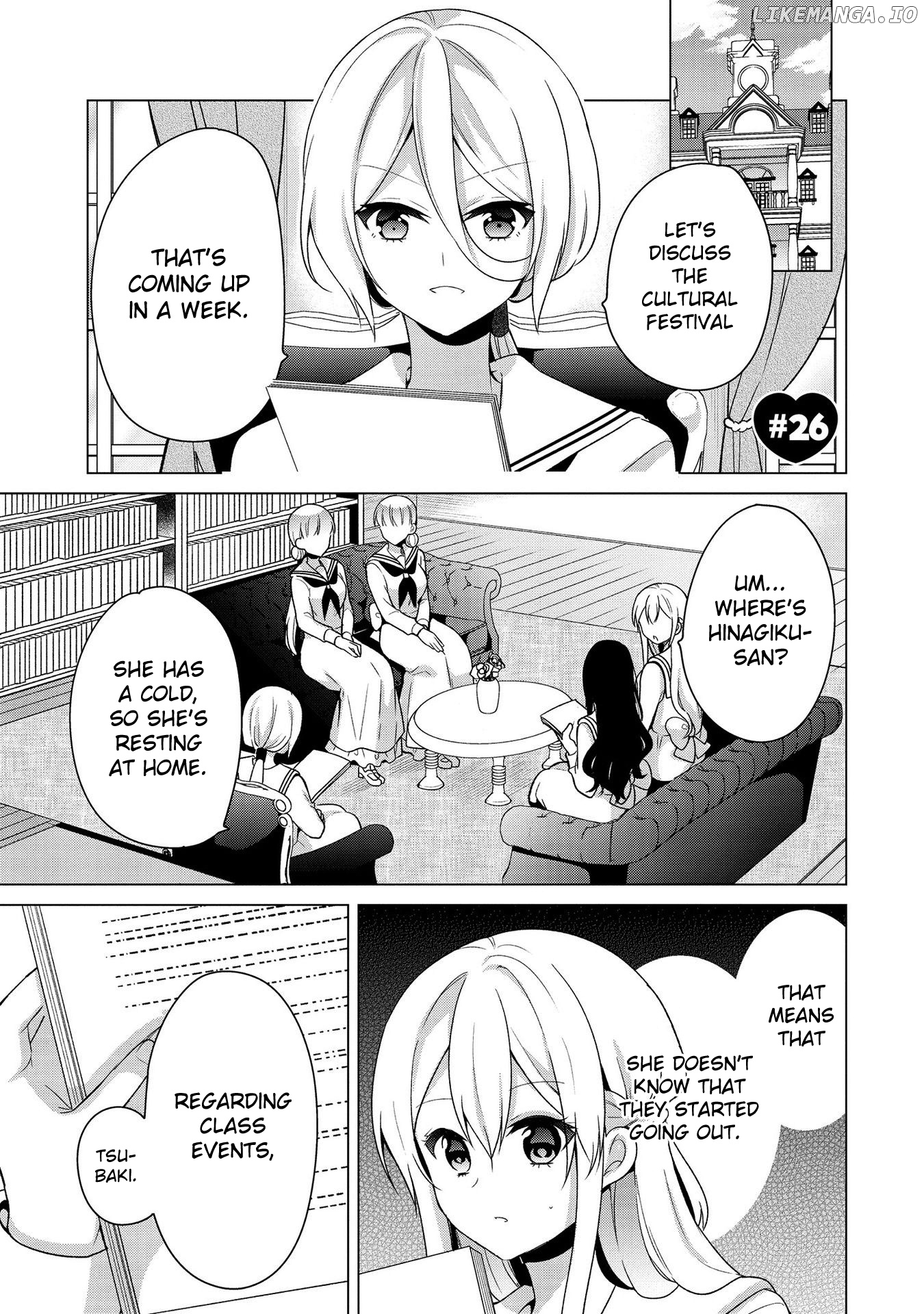 Ojou-Sama Wa Love Come No Shujinkou Ni Naritai! chapter 26 - page 1