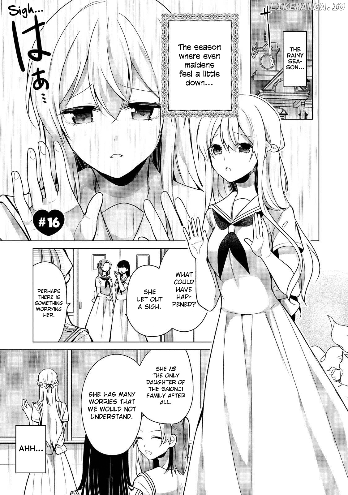 Ojou-Sama Wa Love Come No Shujinkou Ni Naritai! chapter 16 - page 1