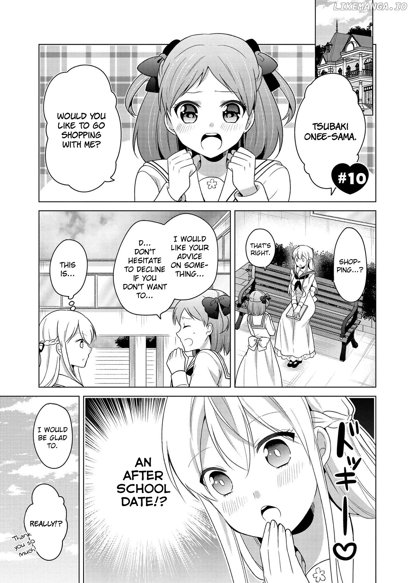 Ojou-Sama Wa Love Come No Shujinkou Ni Naritai! chapter 10 - page 1
