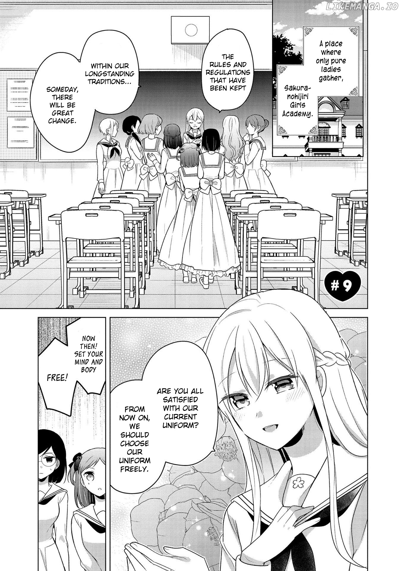 Ojou-Sama Wa Love Come No Shujinkou Ni Naritai! chapter 9 - page 1