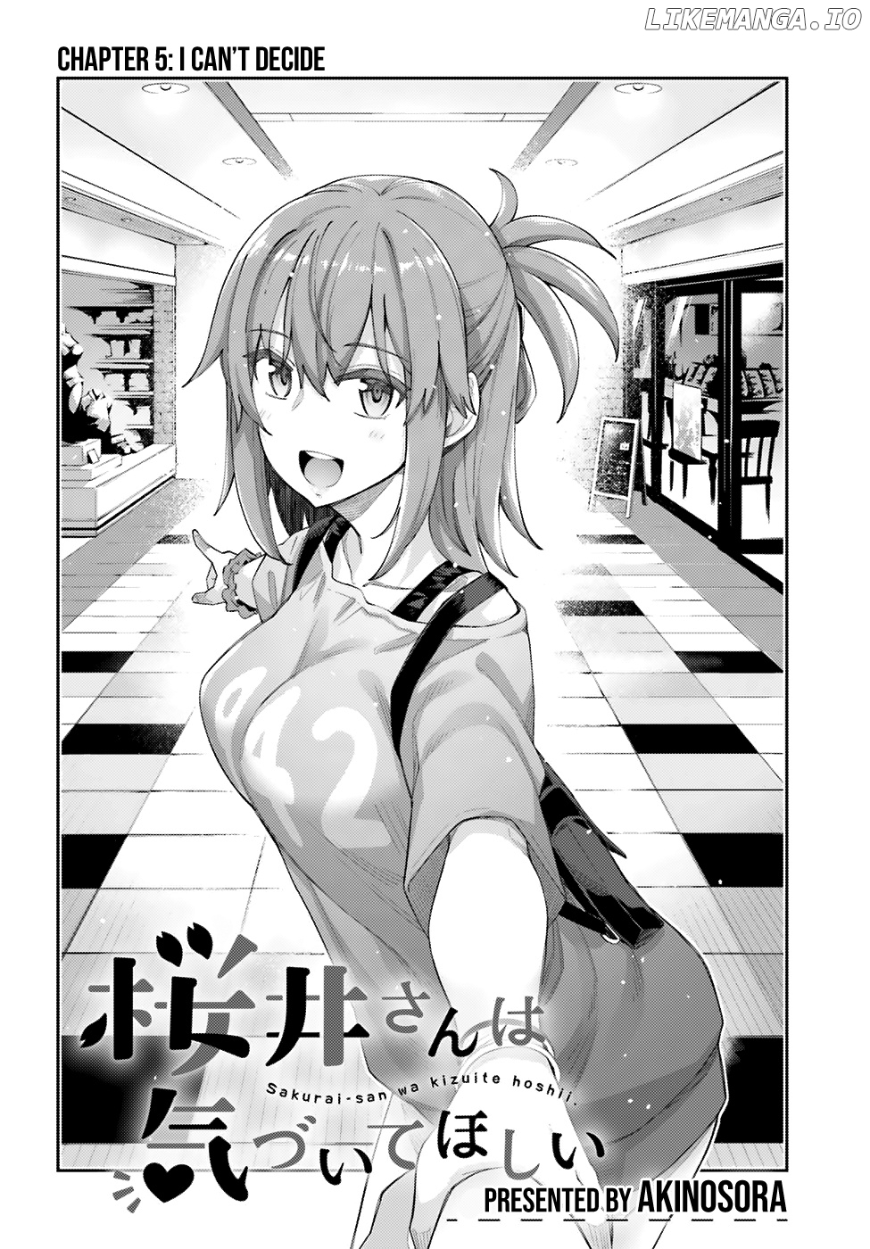Sakurai-San Wants To Be Noticed chapter 5 - page 5