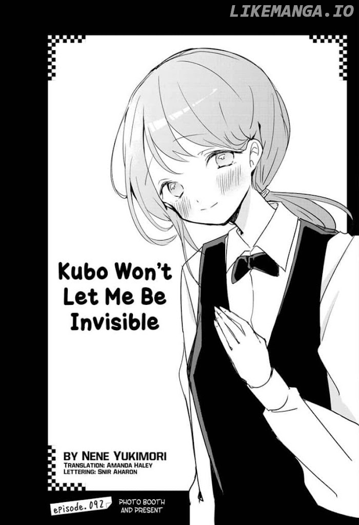 Kubo Won't Let Me Be Invisible chapter 92 - page 2