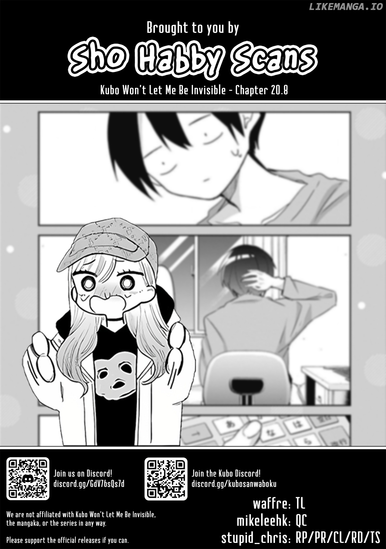 Kubo Won't Let Me Be Invisible chapter 20.8 - page 5