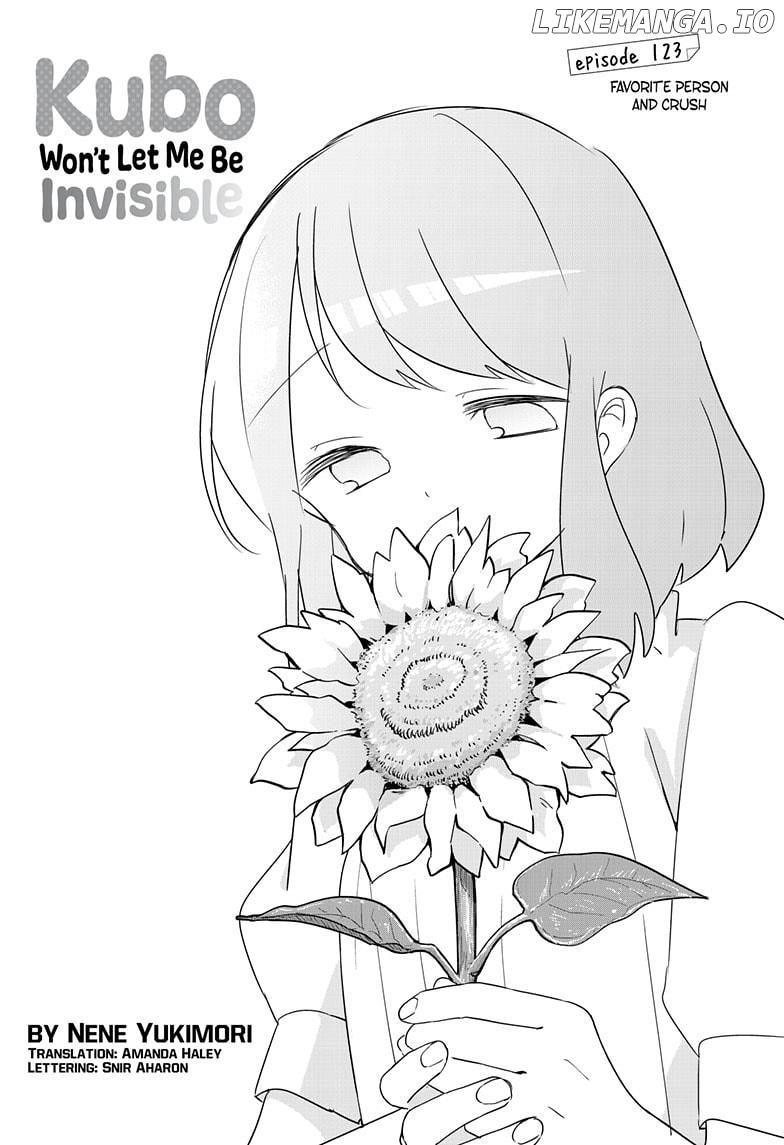 Kubo Won't Let Me Be Invisible chapter 123 - page 1