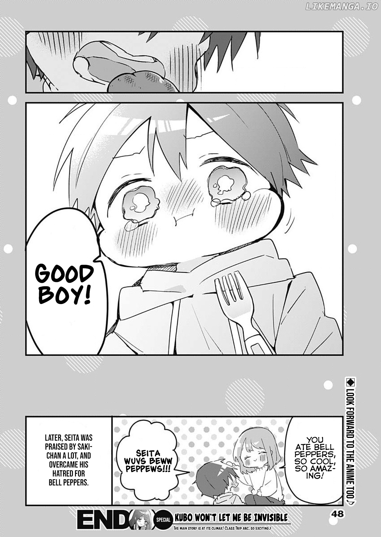 Kubo Won't Let Me Be Invisible chapter 136.2 - page 4