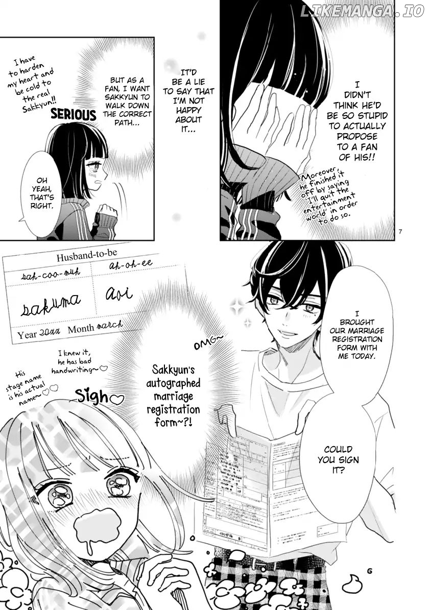 My Idol Came To My House! chapter 2.1 - page 7
