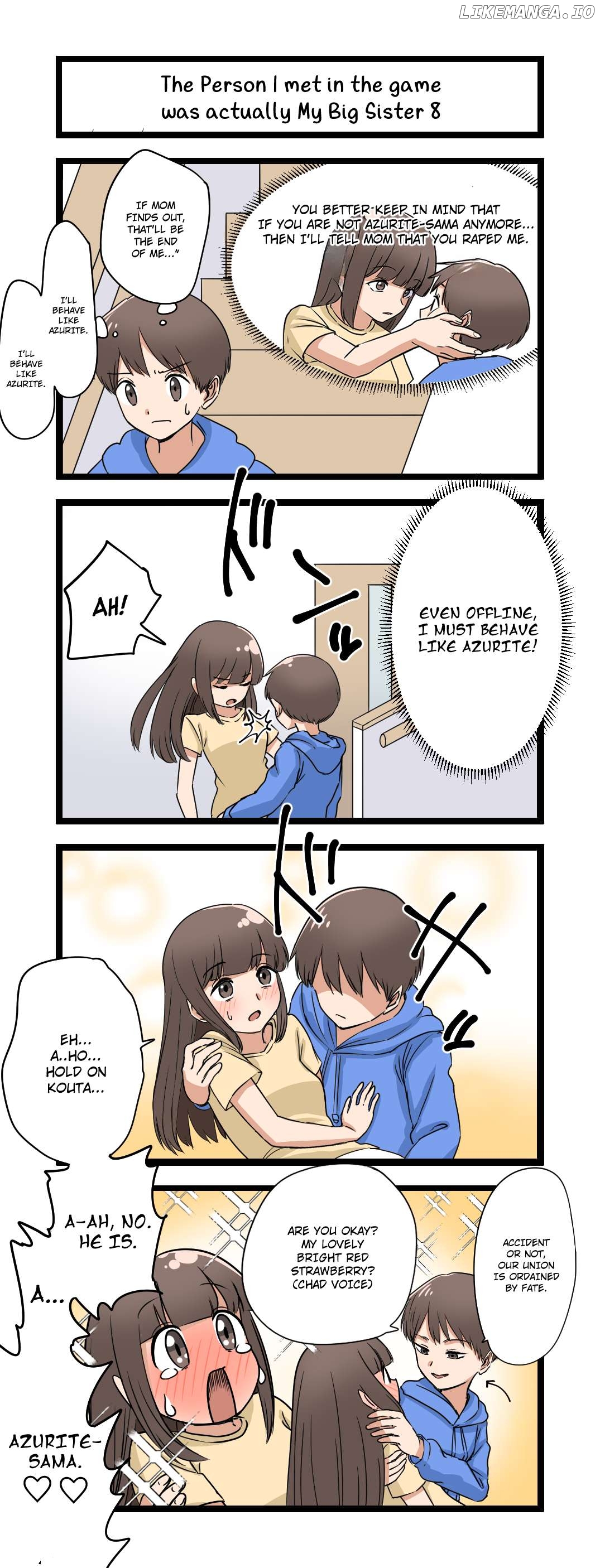 The Person I met in the game was actually My Big Sister. Chapter 8 - page 1