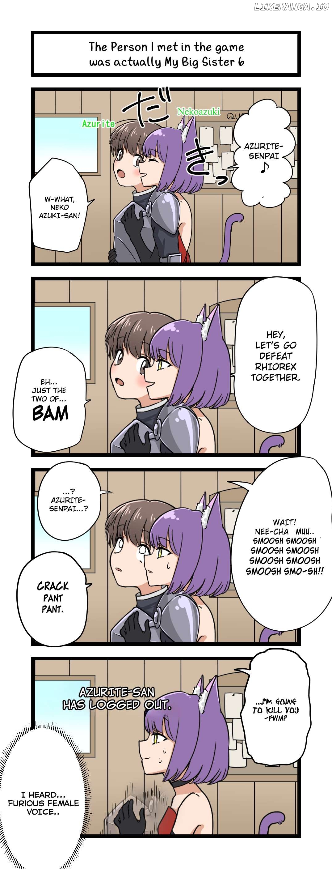 The Person I met in the game was actually My Big Sister. Chapter 6 - page 1