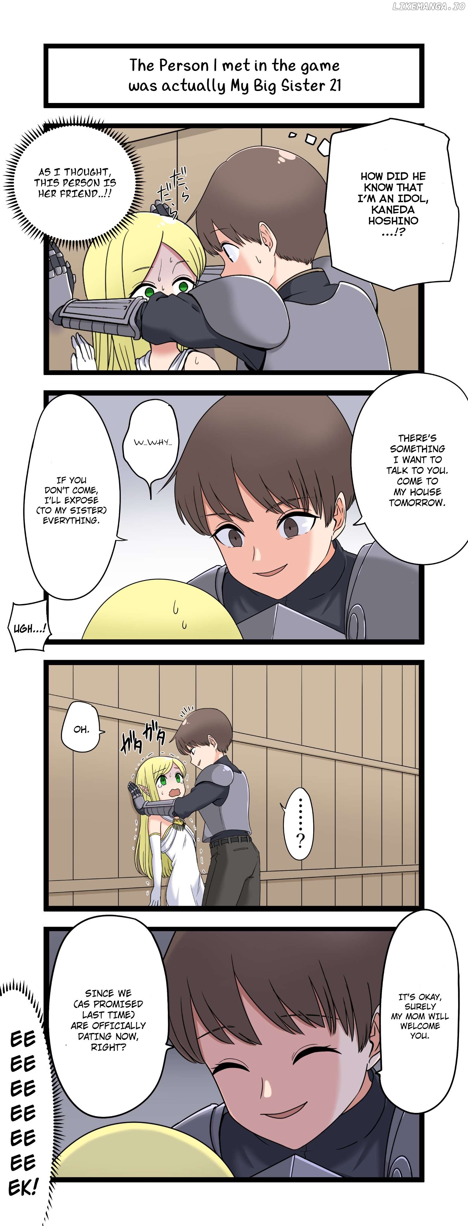 The Person I met in the game was actually My Big Sister. Chapter 21 - page 1