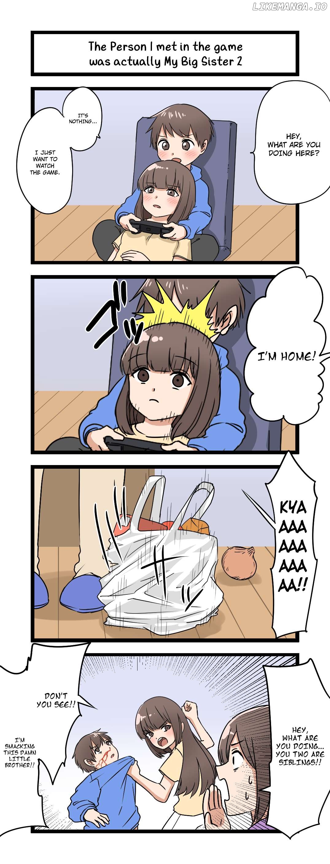 The Person I met in the game was actually My Big Sister. Chapter 2 - page 1