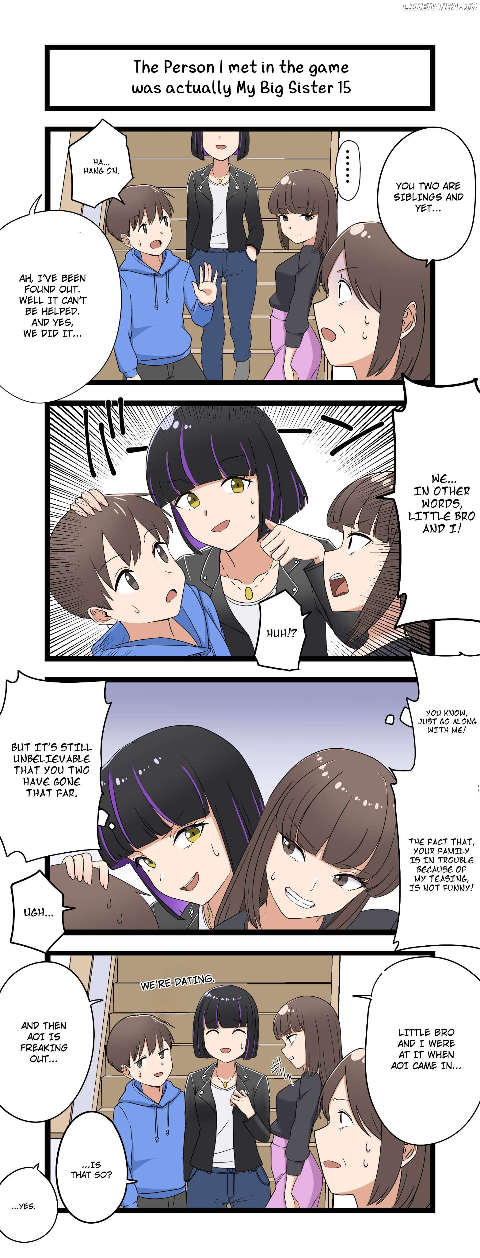 The Person I met in the game was actually My Big Sister. Chapter 15 - page 1