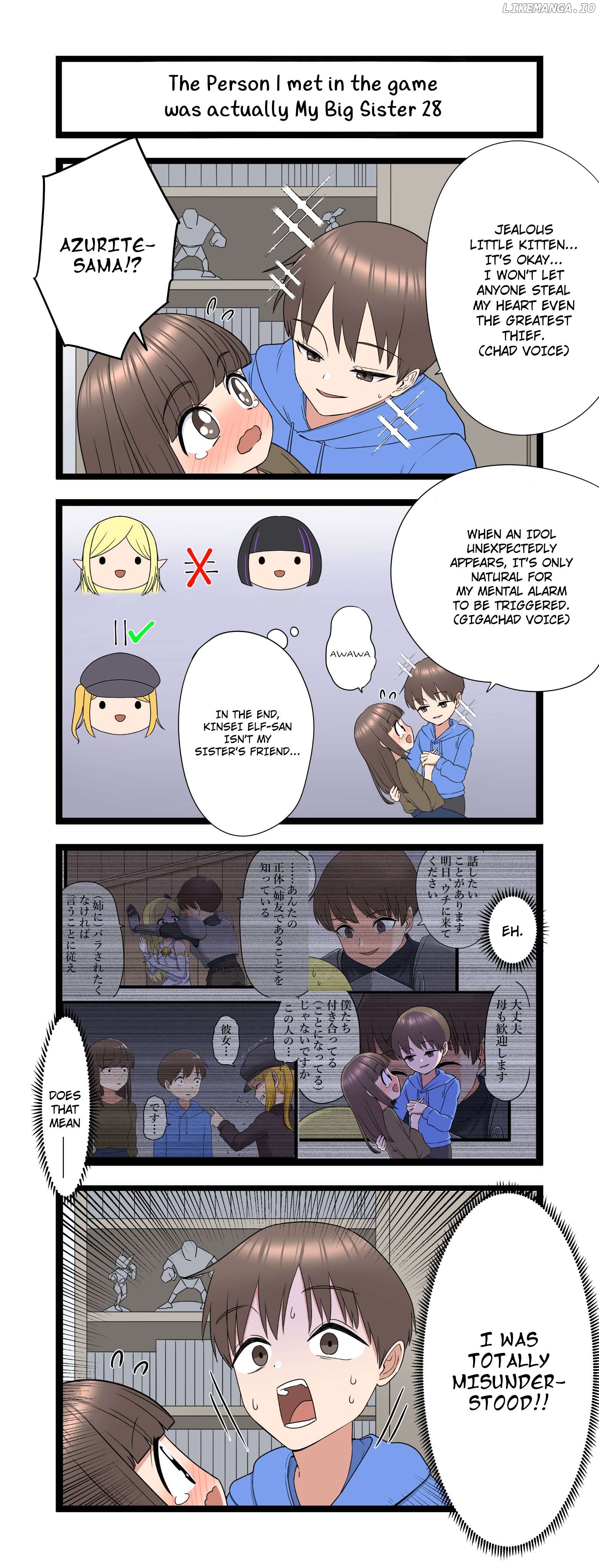 The Person I met in the game was actually My Big Sister. Chapter 28 - page 1