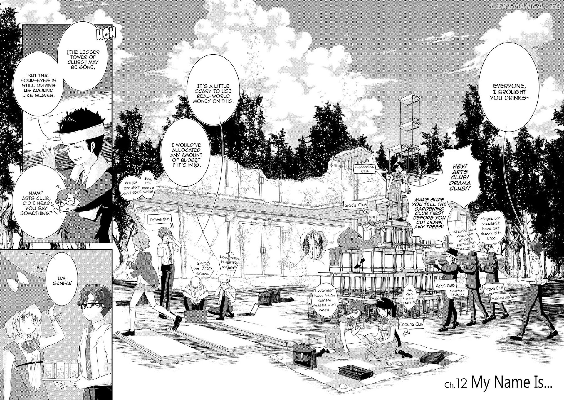 The Female God of Babel: KAMISAMA Club in Tower of Babel chapter 12 - page 3