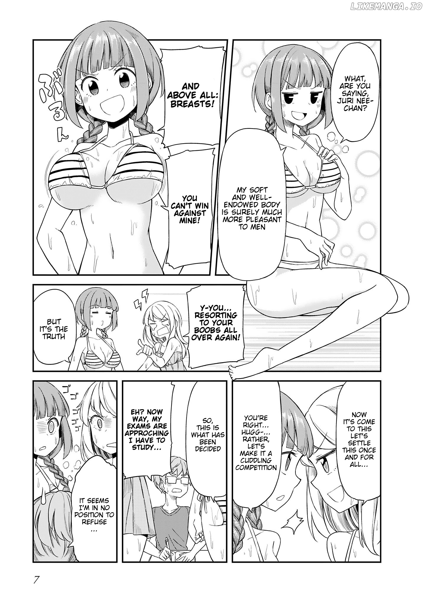 Hinomoto Sanshimai Wa Kamatte Hoshii chapter 10 - page 9