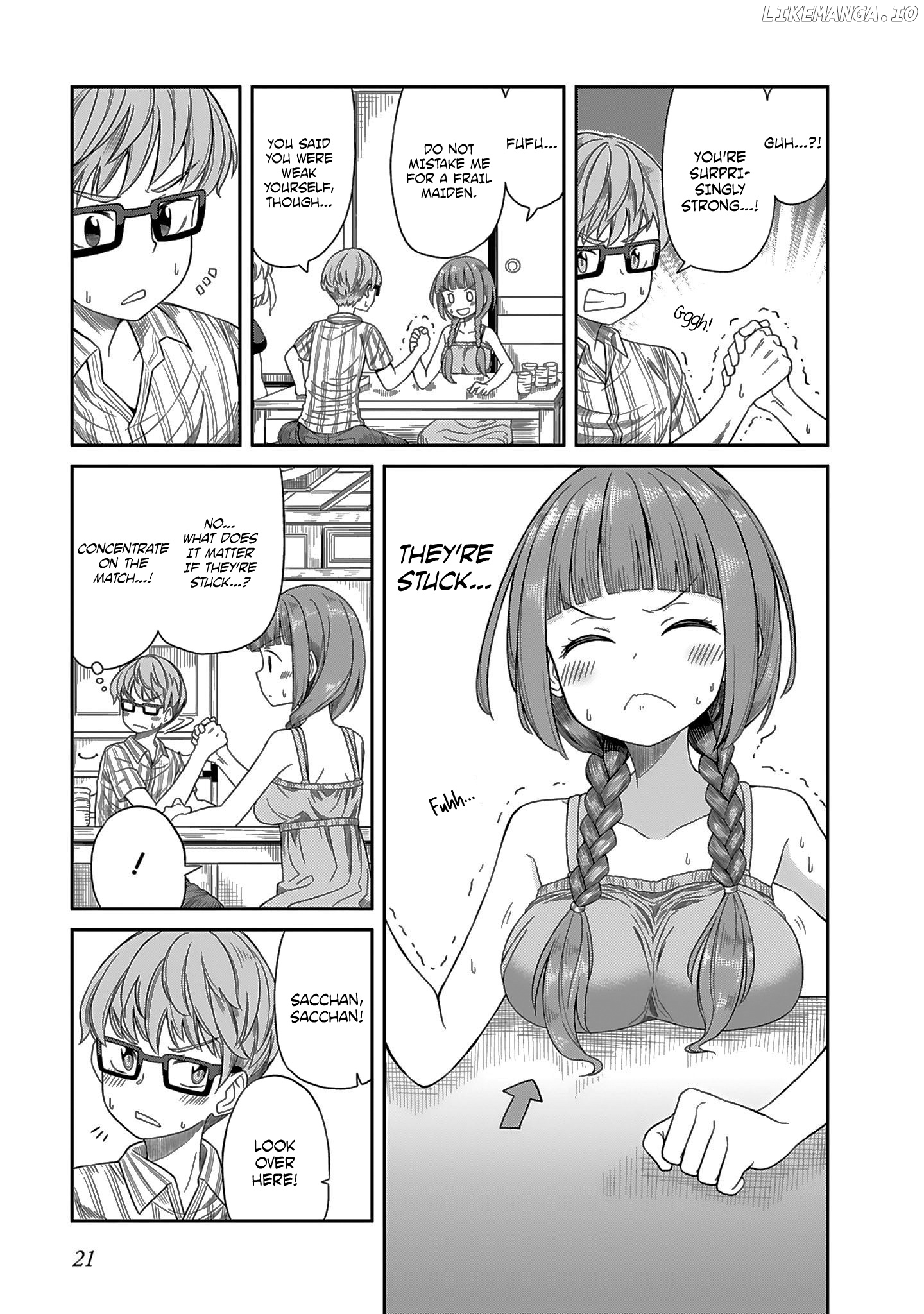 Hinomoto Sanshimai Wa Kamatte Hoshii chapter 2 - page 5