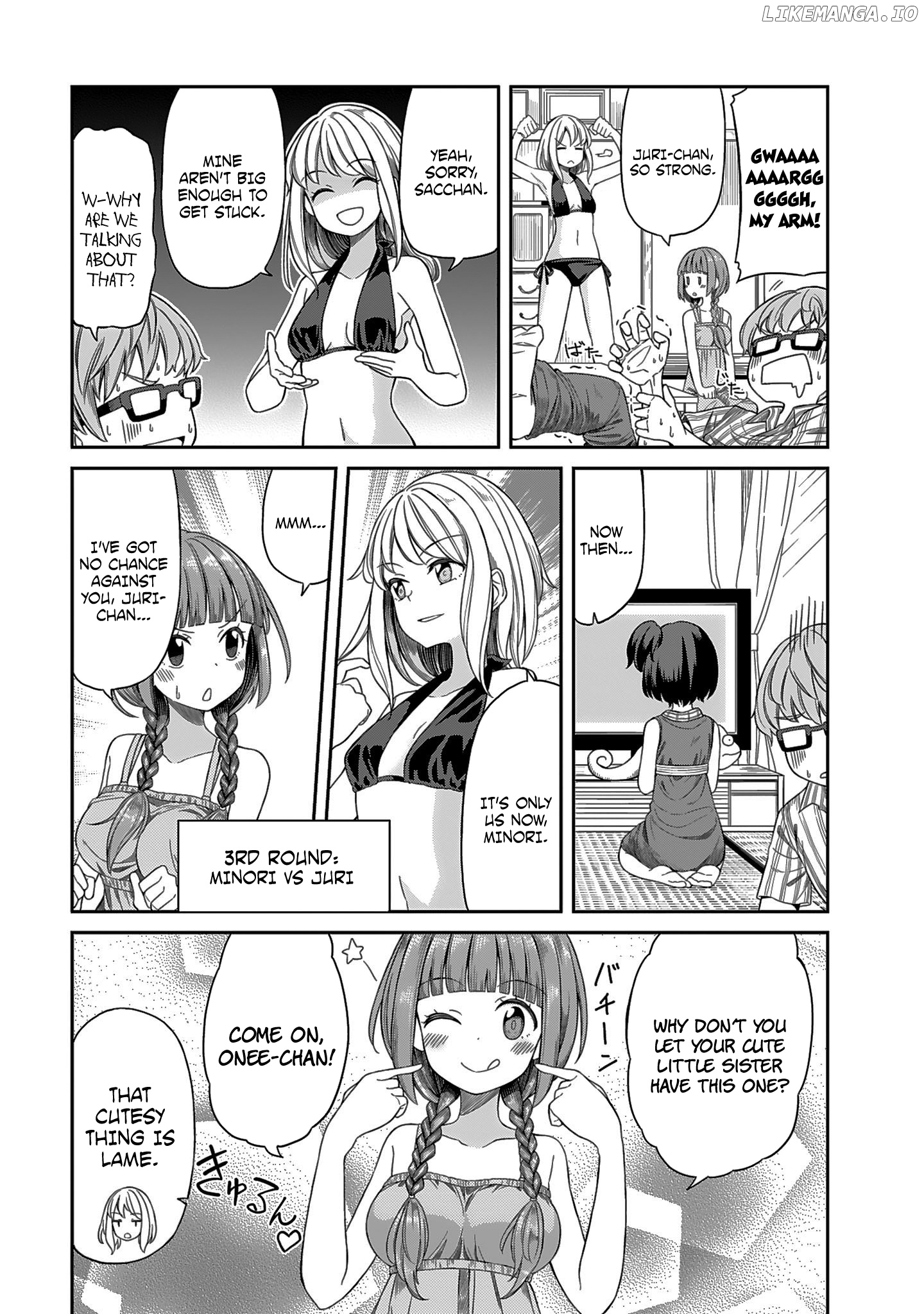 Hinomoto Sanshimai Wa Kamatte Hoshii chapter 2 - page 9